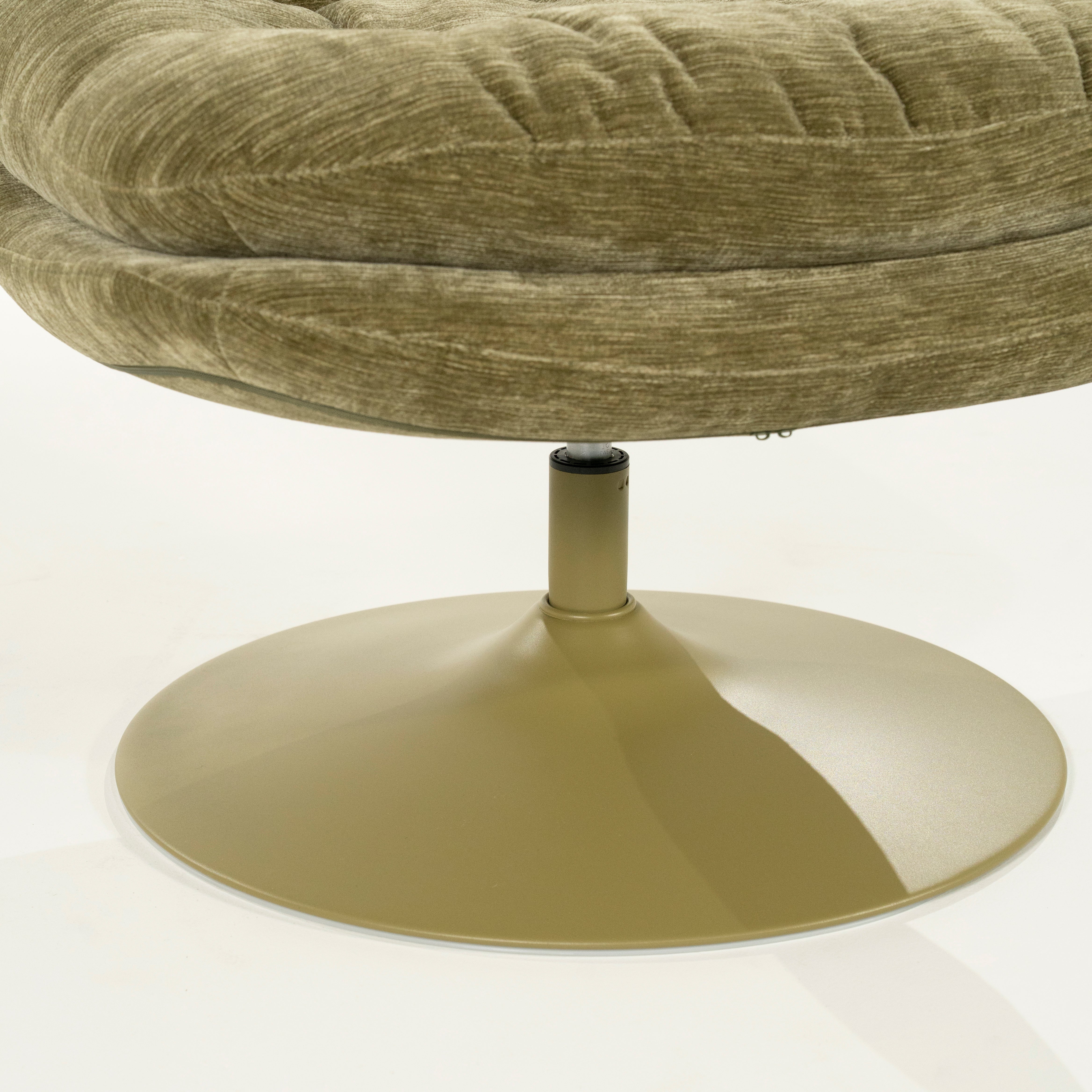 TROMBA Green Swivel Armchair