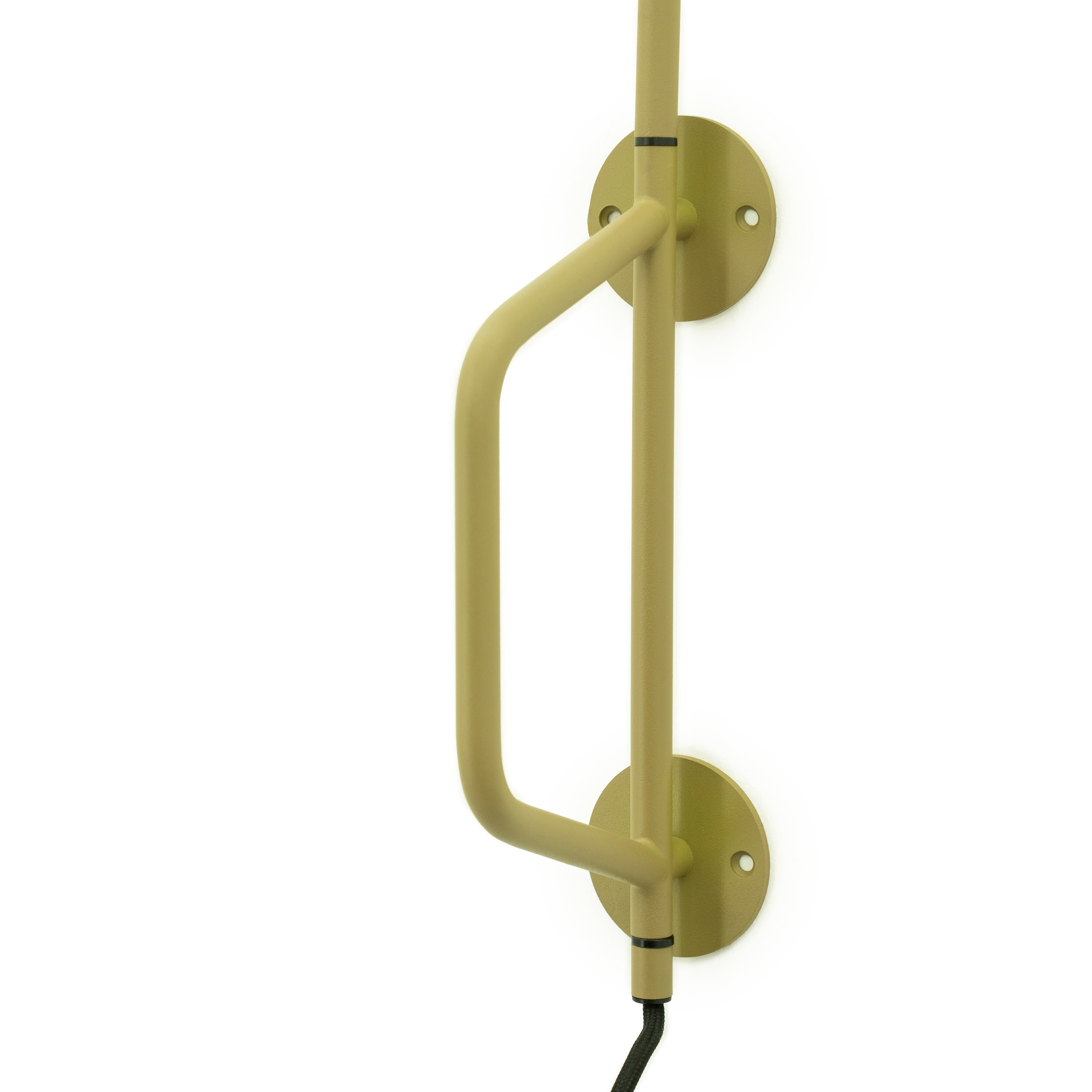 Wandleuchte mit Arm CAPA grün