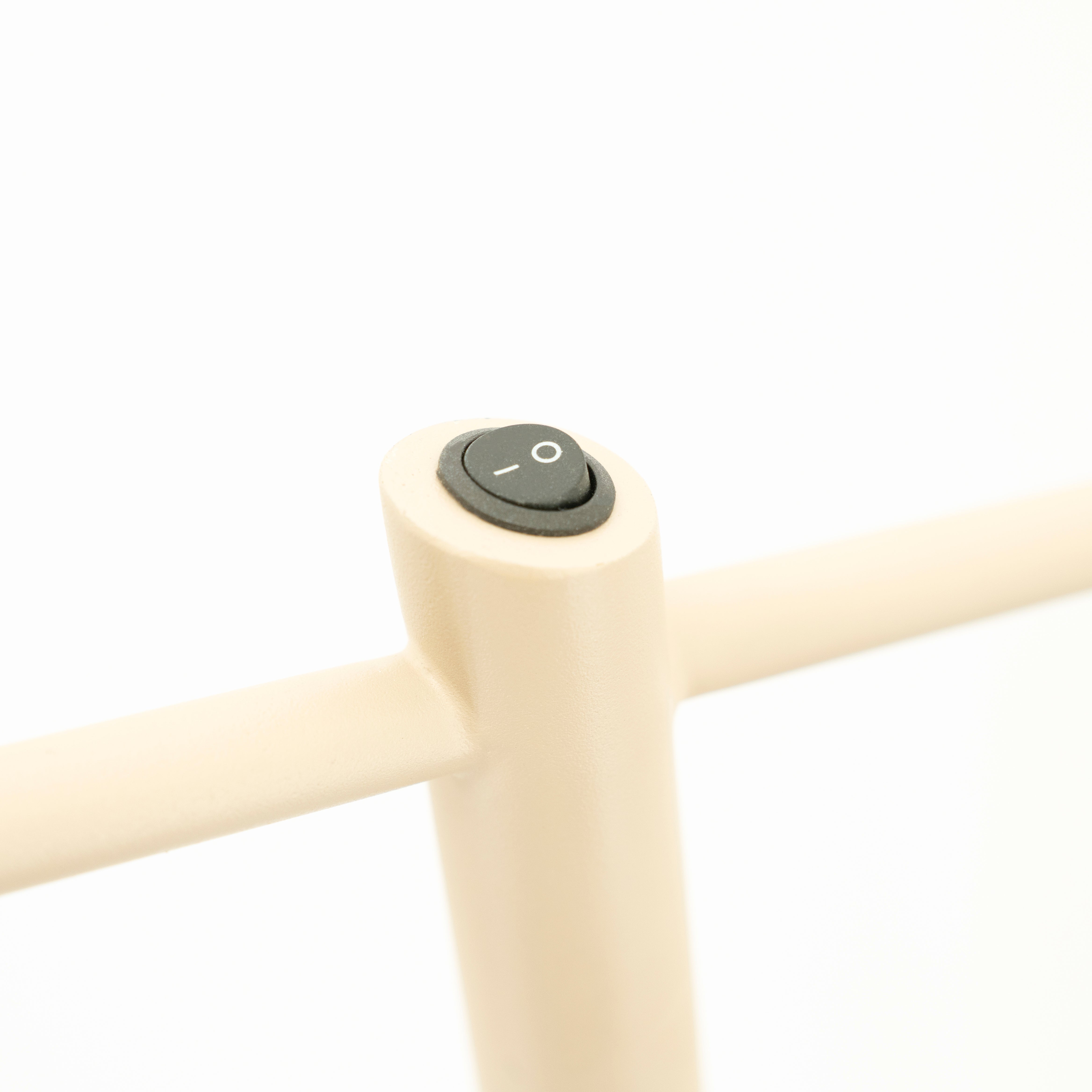 Stehlampe CAPA cremefarben