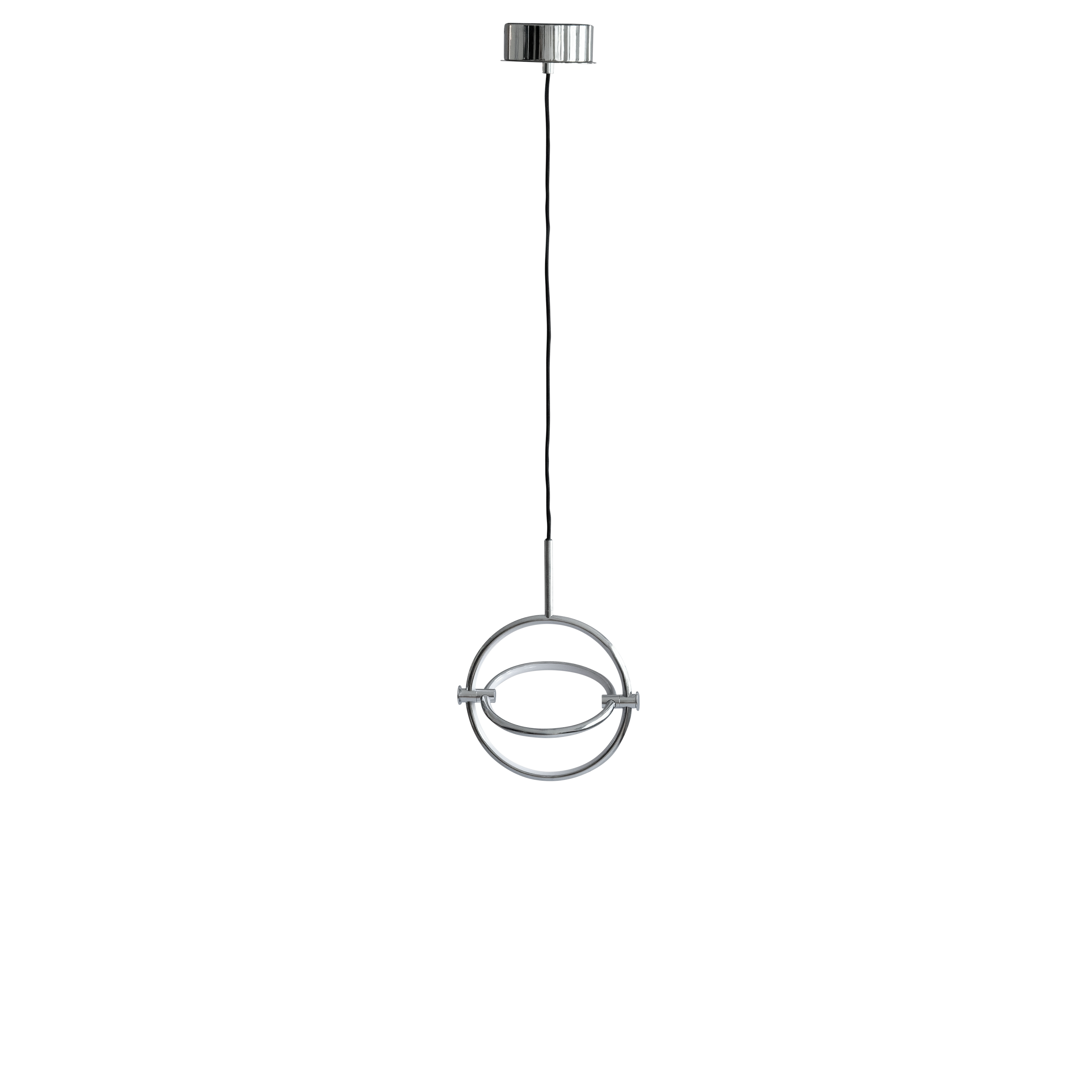 Lampa wisząca MARU srebrny z oświetleniem LED
