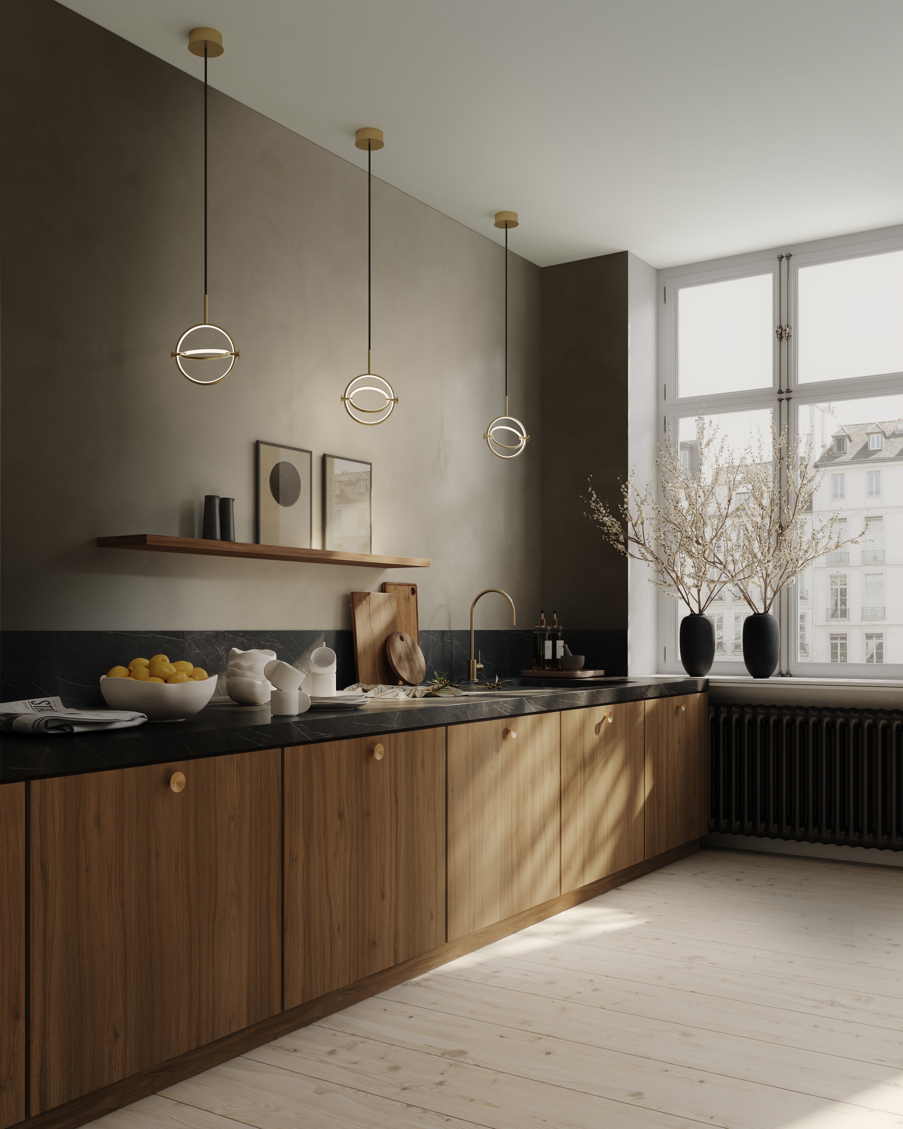 Lampa wisząca MARU mosiężny – 101 Copenhagen