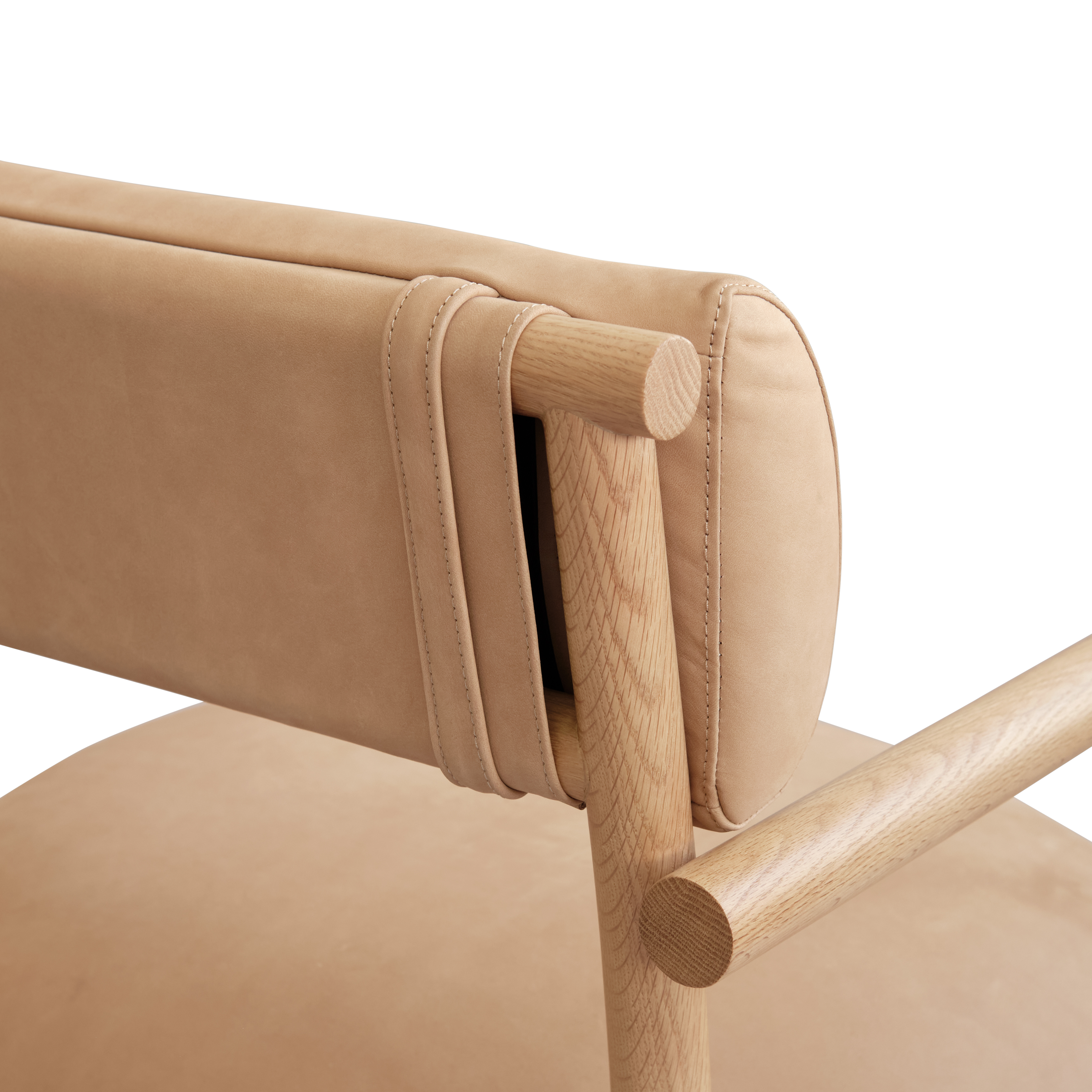 Fauteuil NAMA warme beige nubuck