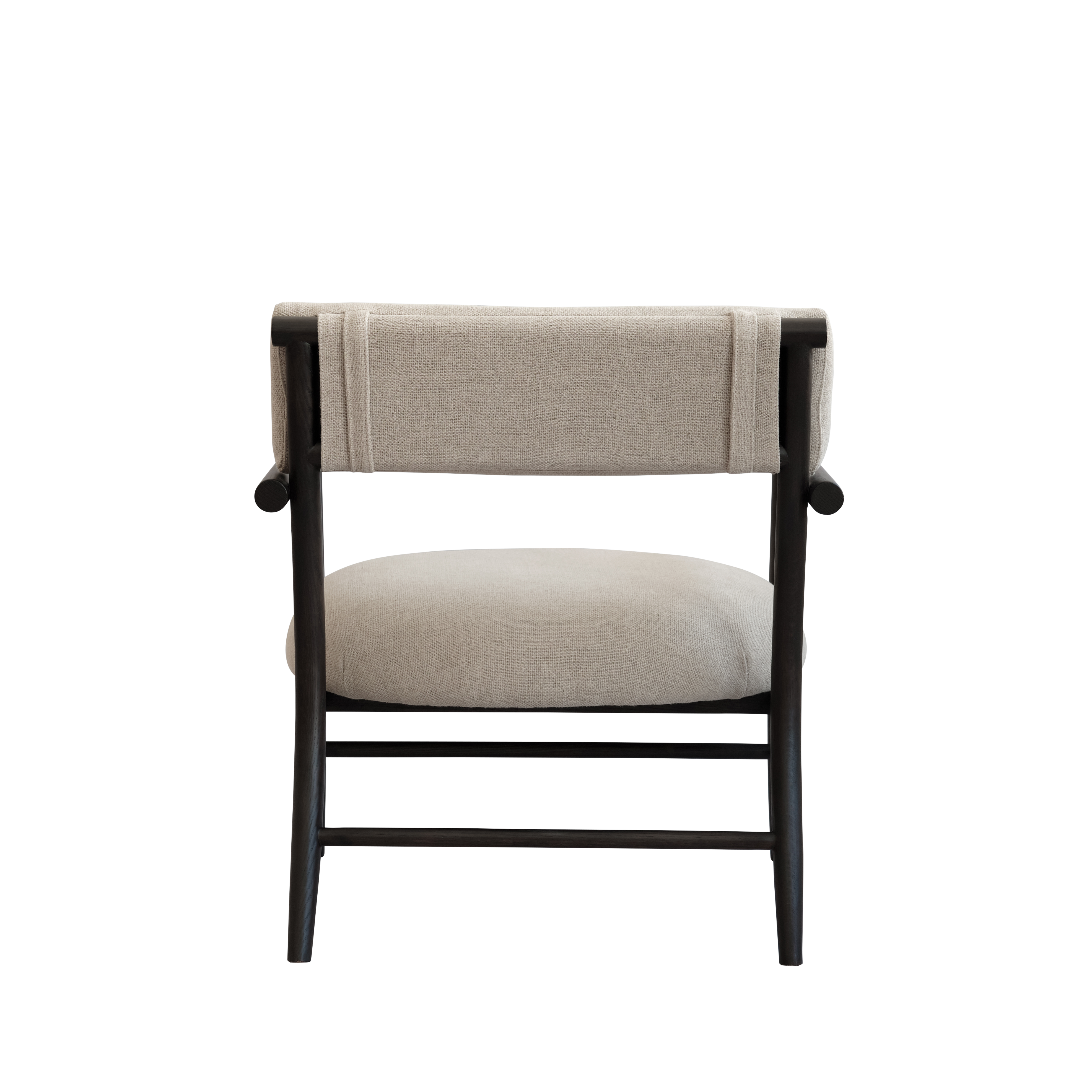 NAMA armchair beige with black base