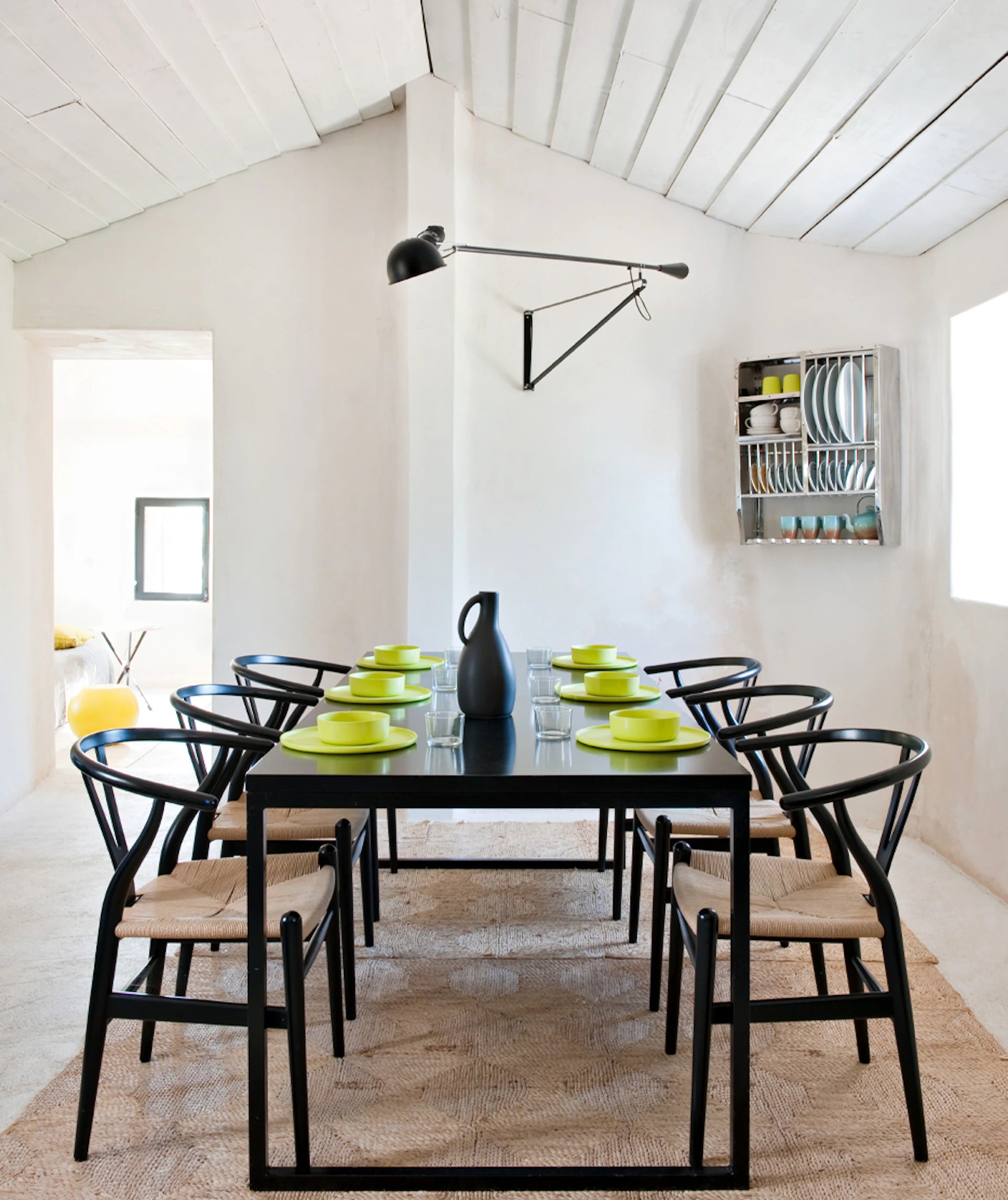 Wandleuchte mit Arm 265 weiß