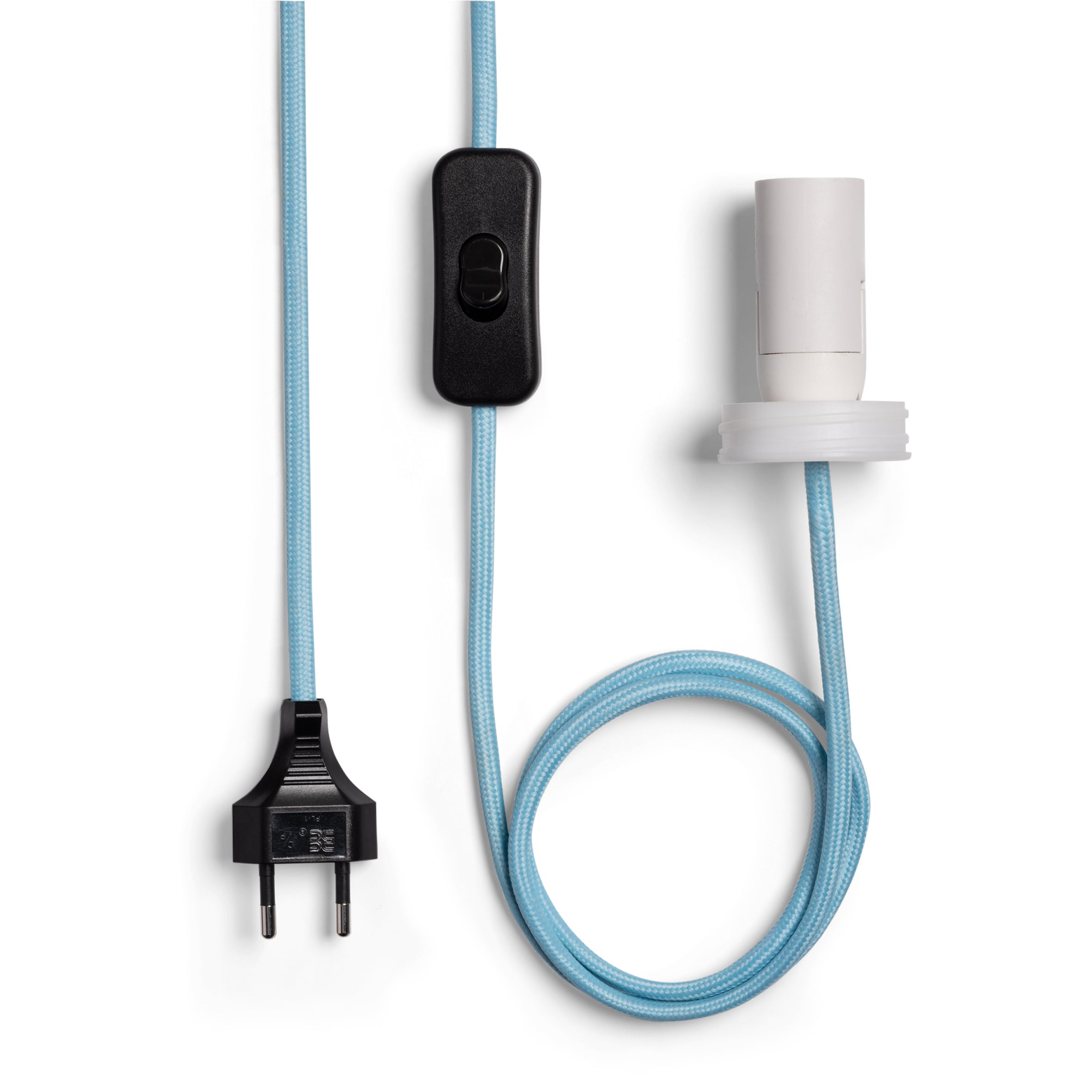 Tafellamp HAT blauw met wit