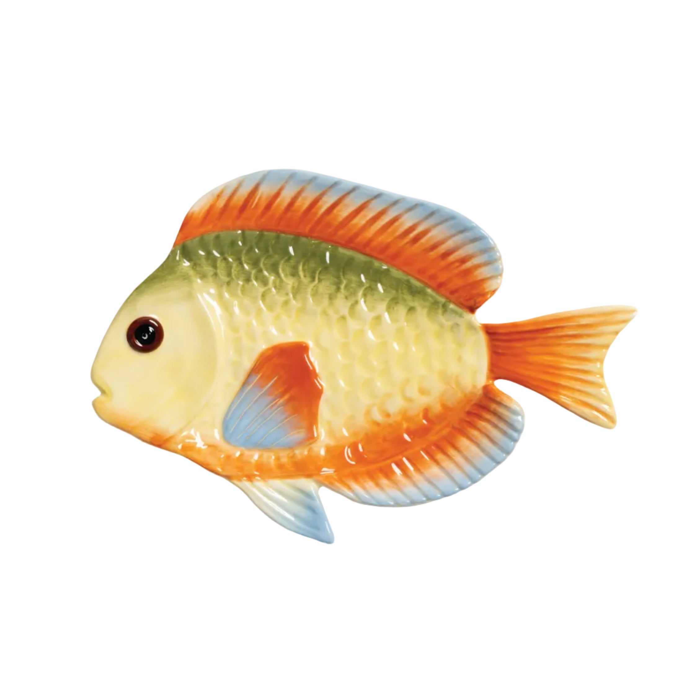 Rainbow Fish Plate Colorful