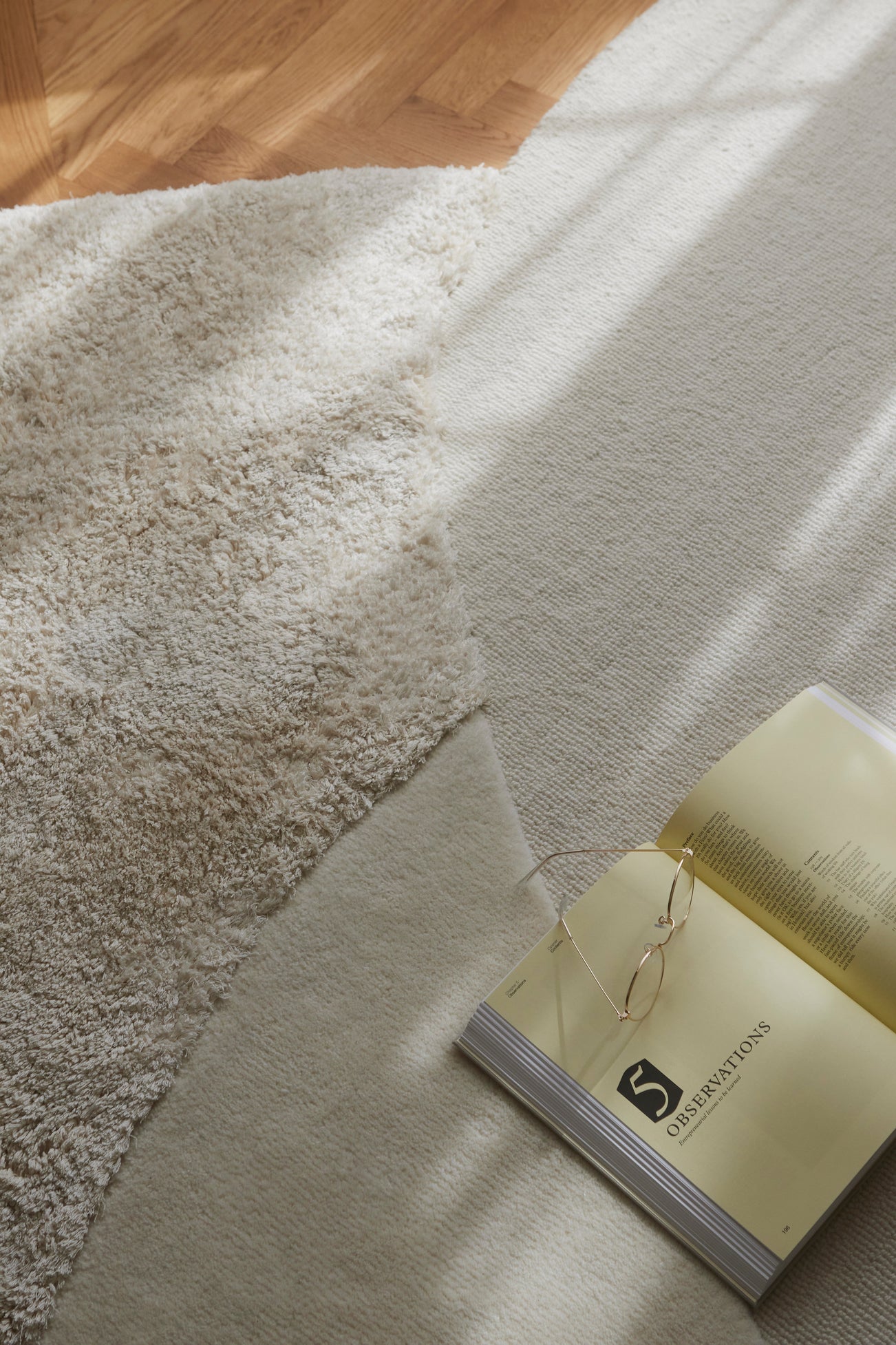 Vloerkleed MOLA crème