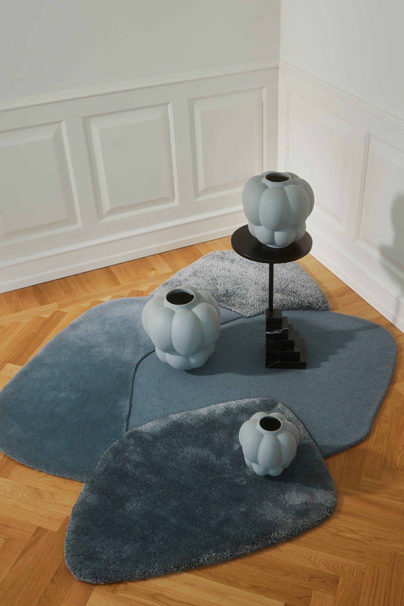 Vloerkleed MOLA blauw