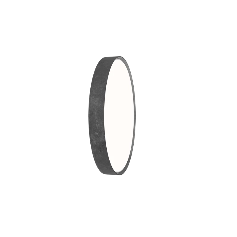 LP SLIM ROUND Wall Lamp raw aluminum