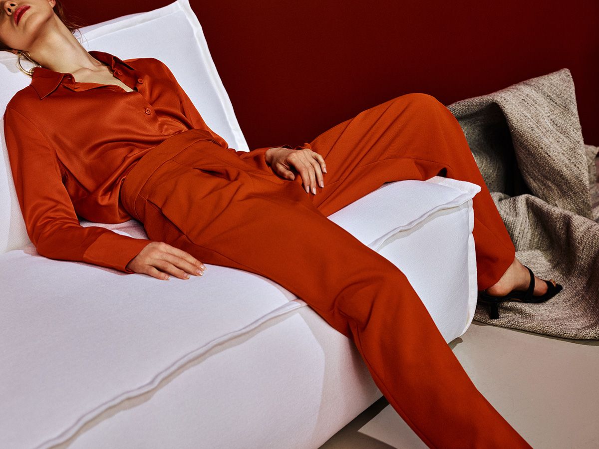 4-Person Modular Sofa with Ottoman DRIFTER Upholstered