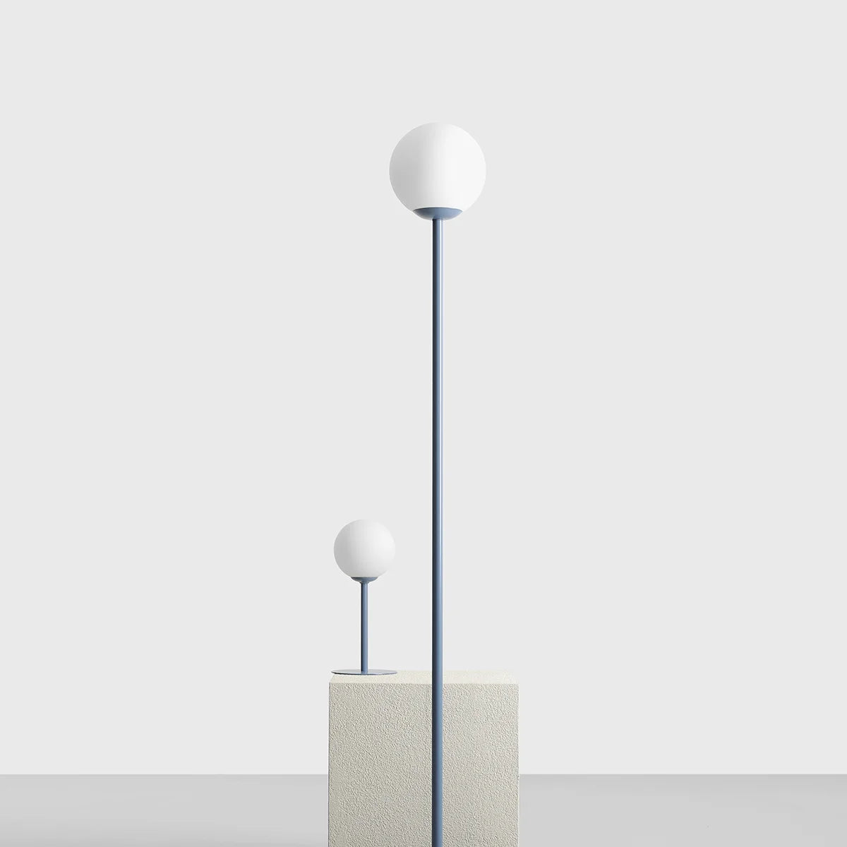 Vloerlamp PINNE blauw