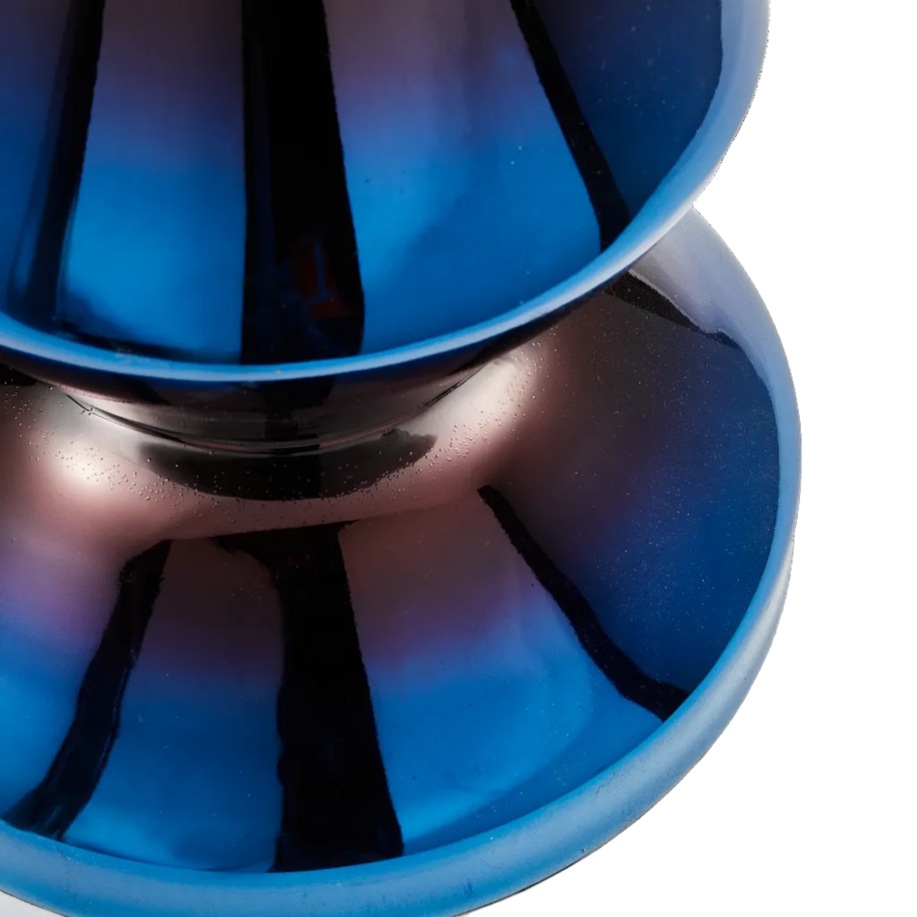 Hocker ZIG ZAG METALL dunkelblau