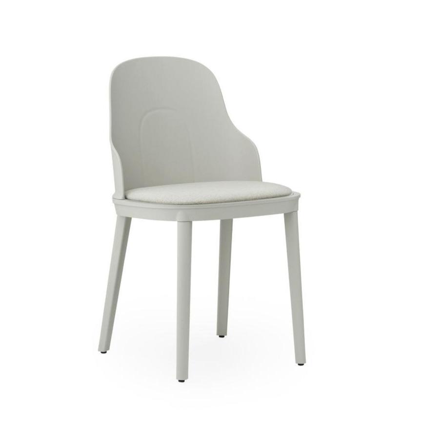 Krzesło ALLEZ PP ciepły szary z tapicerką Main Line Flax – Normann Copenhagen