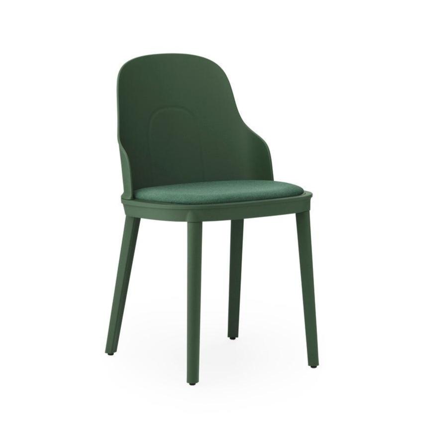 Stoel ALLEZ PP groen met Main Line Flax bekleding