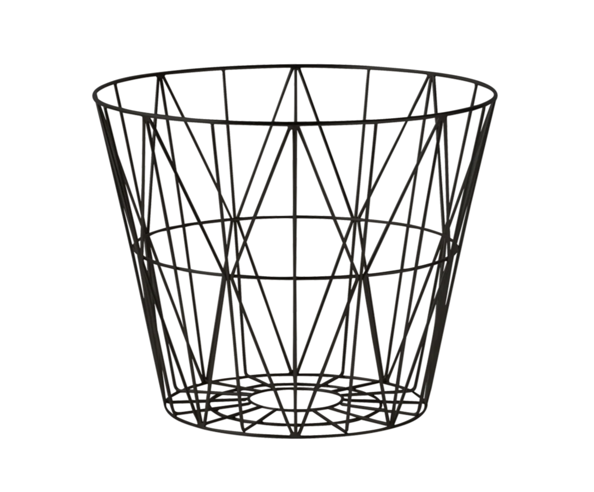 Drahtkorb schwarz