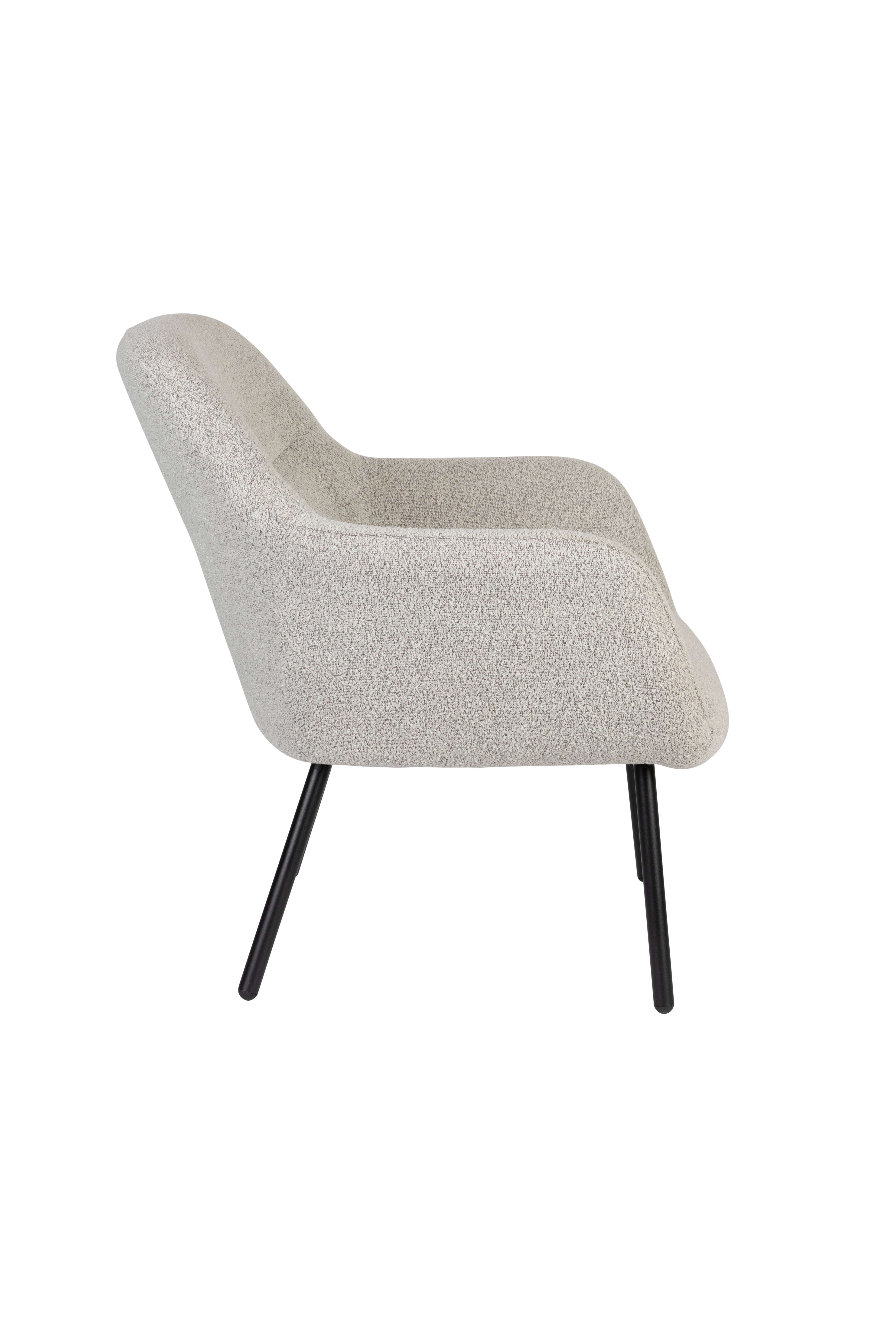 Boucle beige dude beige armchair