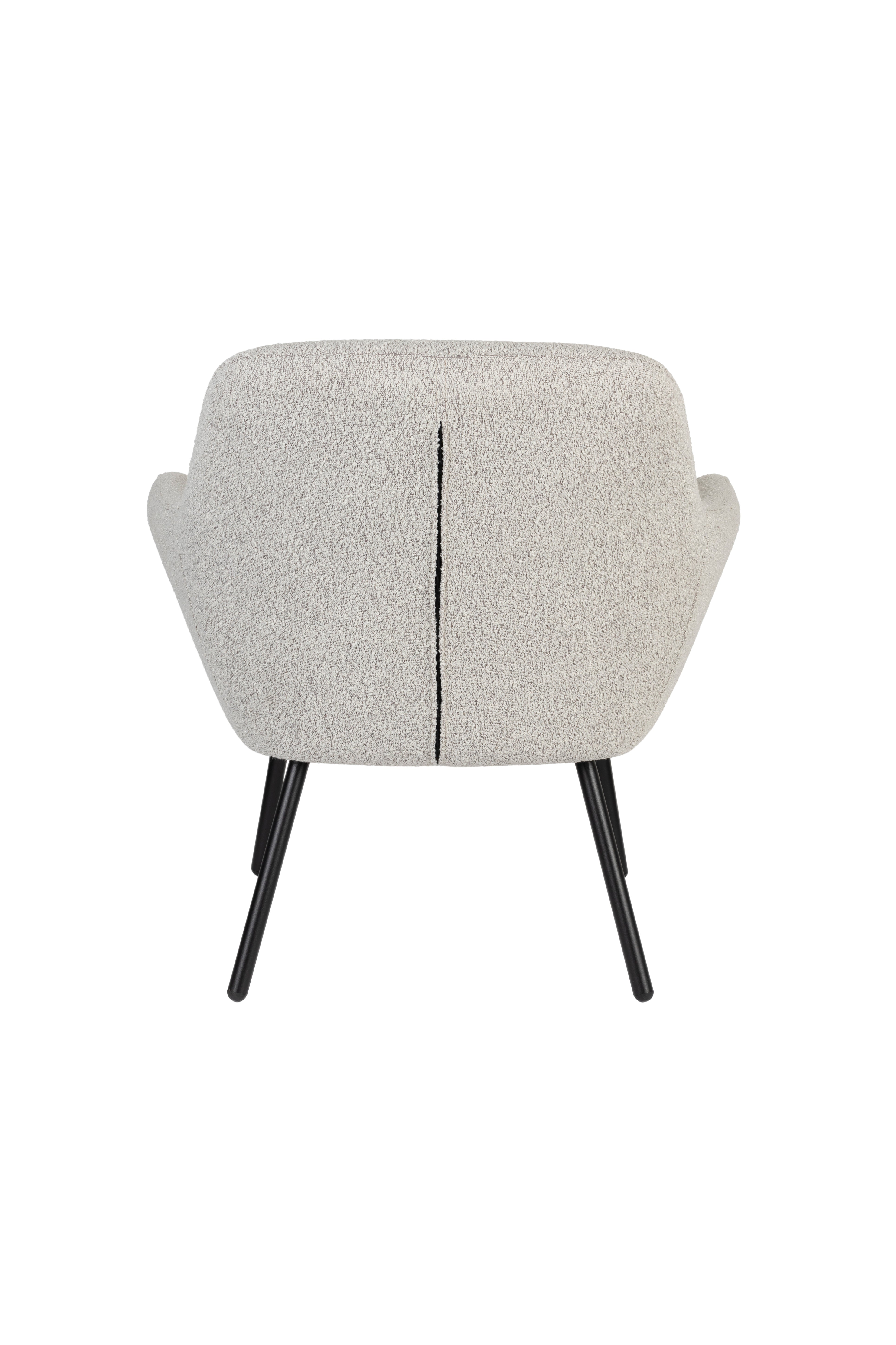 Boucle beige dude beige armchair