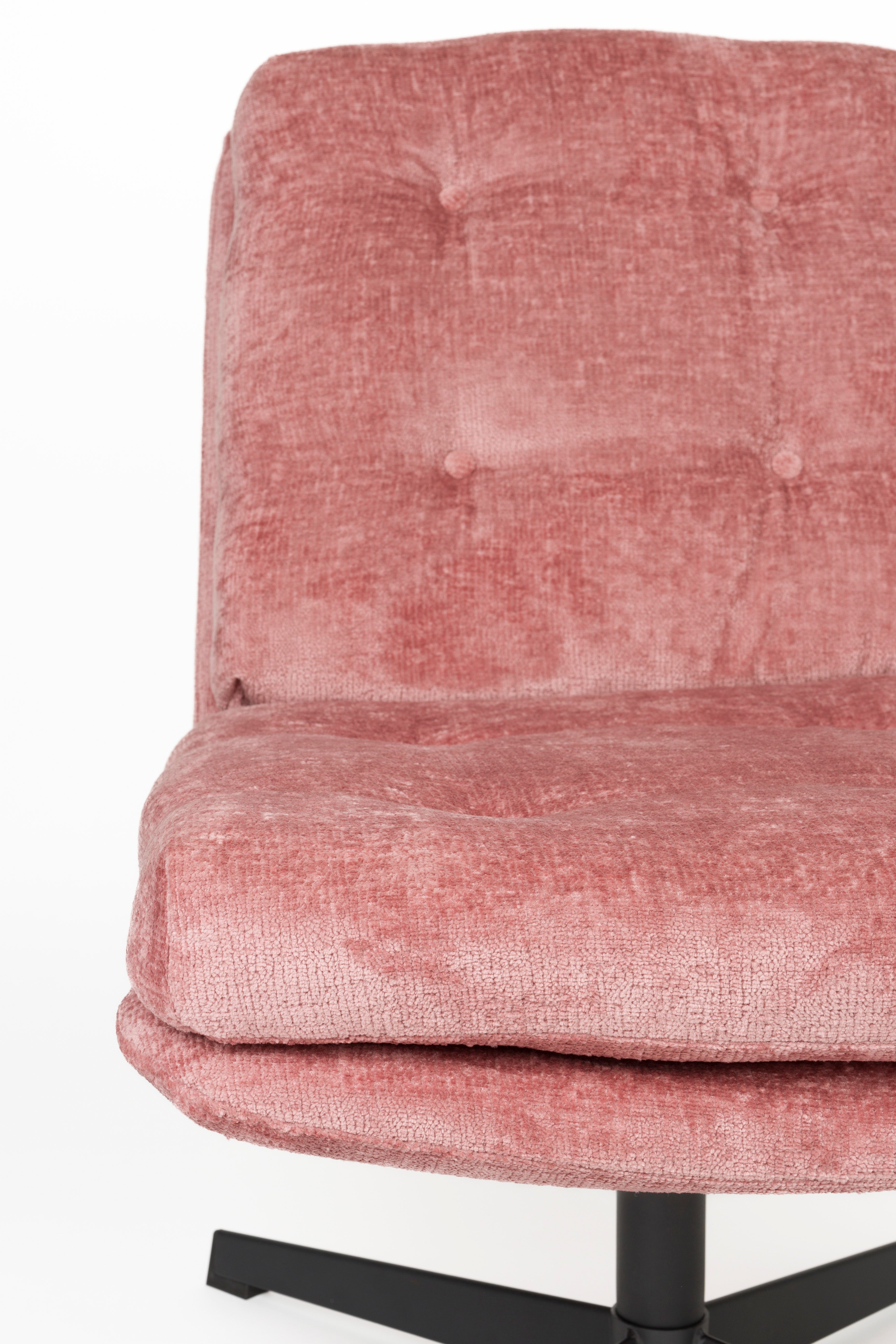 KAI Pink Armchair with Black Base
