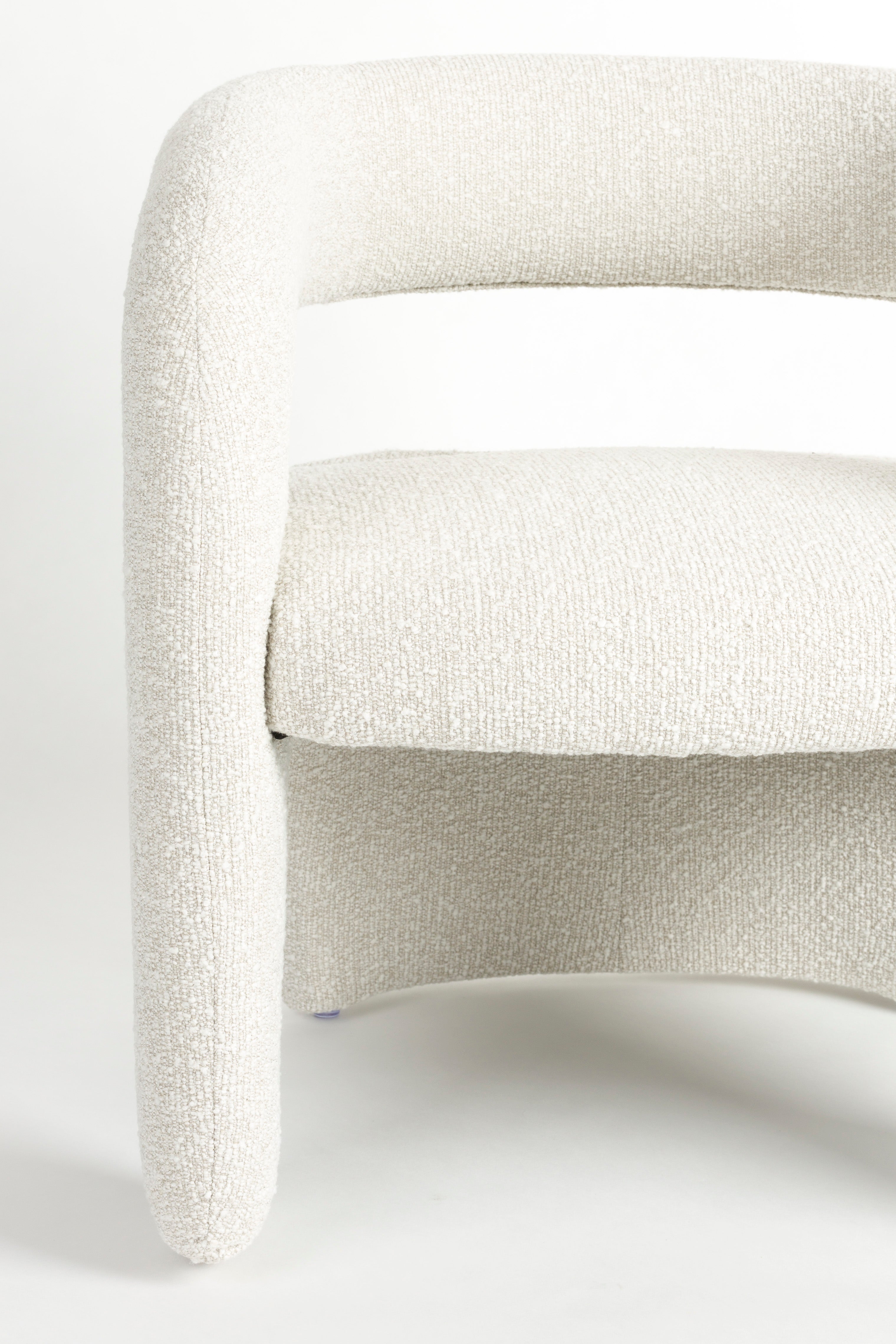 NOVA white armchair
