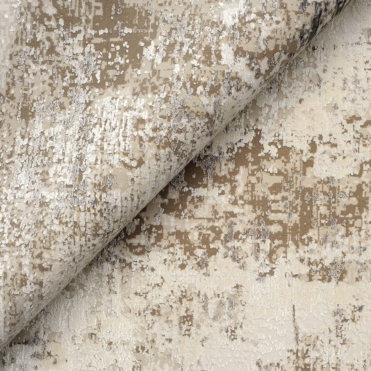 TAPIJT ROYAL beige met bruin en grijs