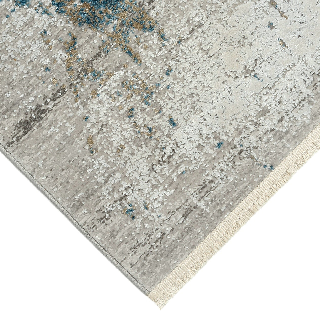 TAPIJT ROYAL grijs met blauw