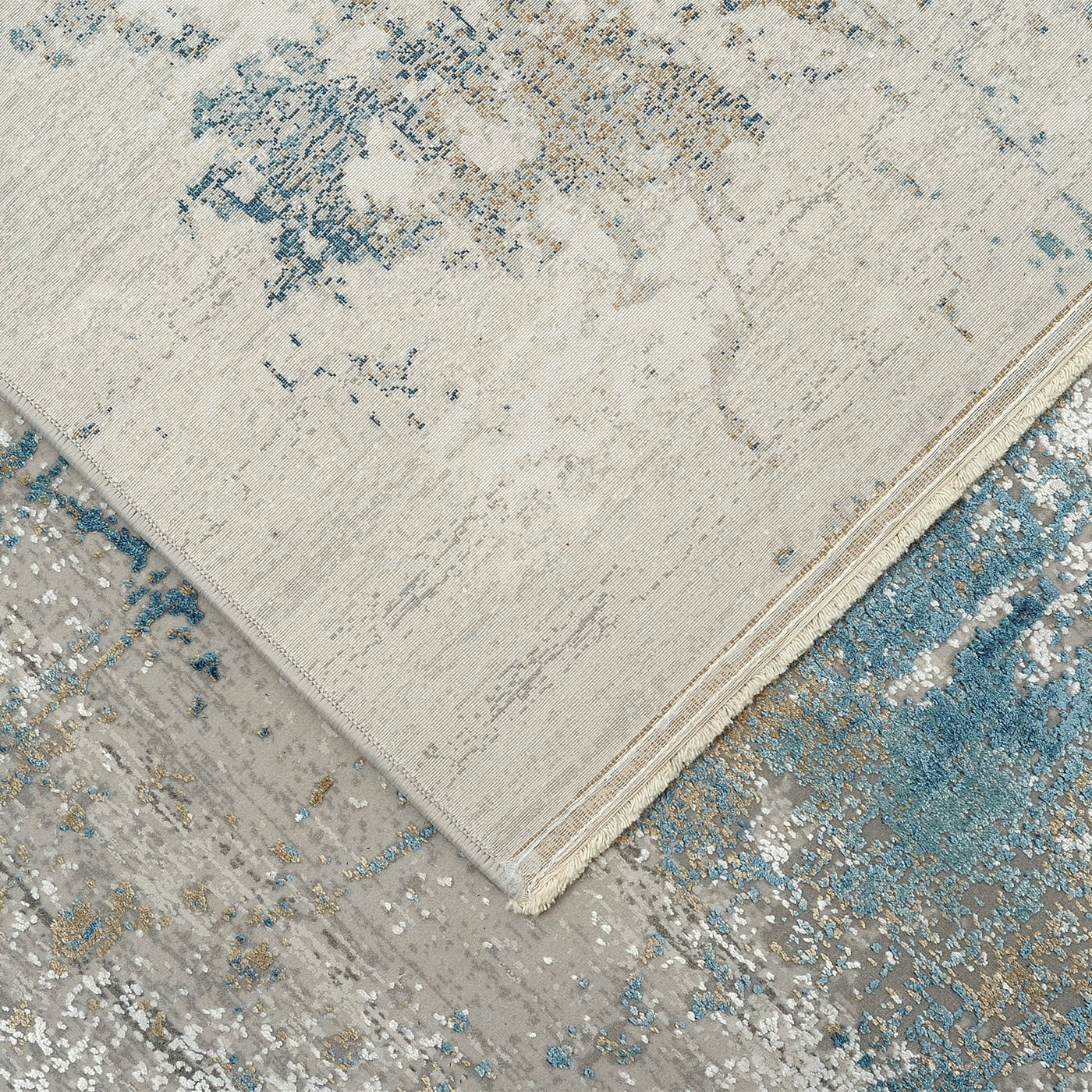 TAPIJT ROYAL grijs met blauw