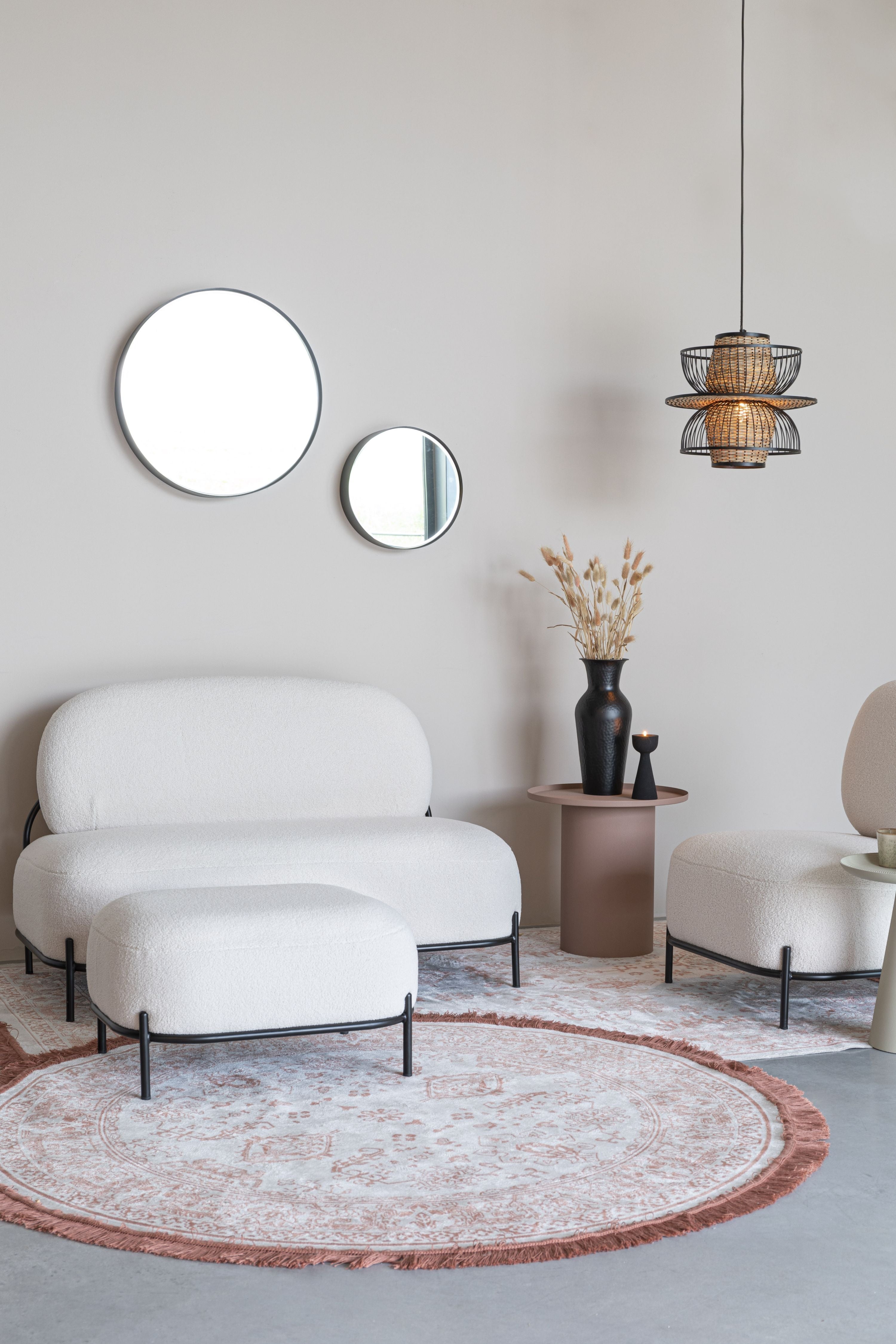 Voetensteun POLLY gebroken wit