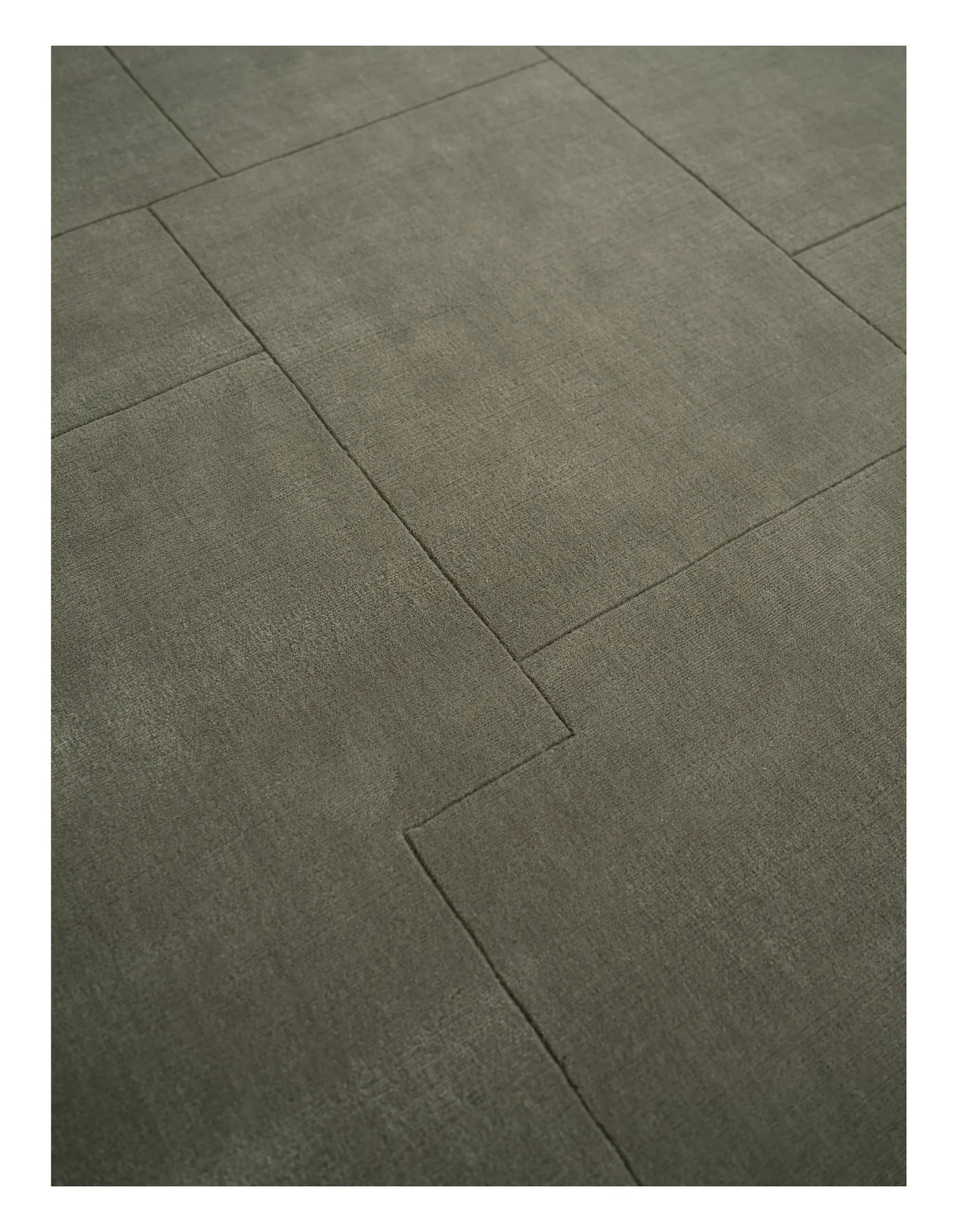 Vloerkleed GEOMETRISCHE DOLEN groen mos