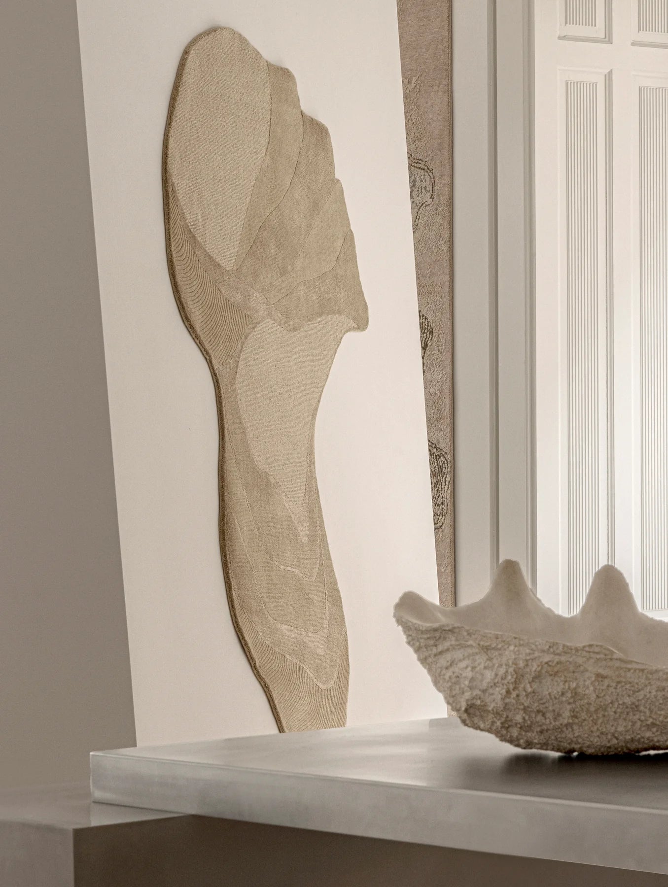 Decoratieve tapijt MYTHICAL CONE mosterdkleurig