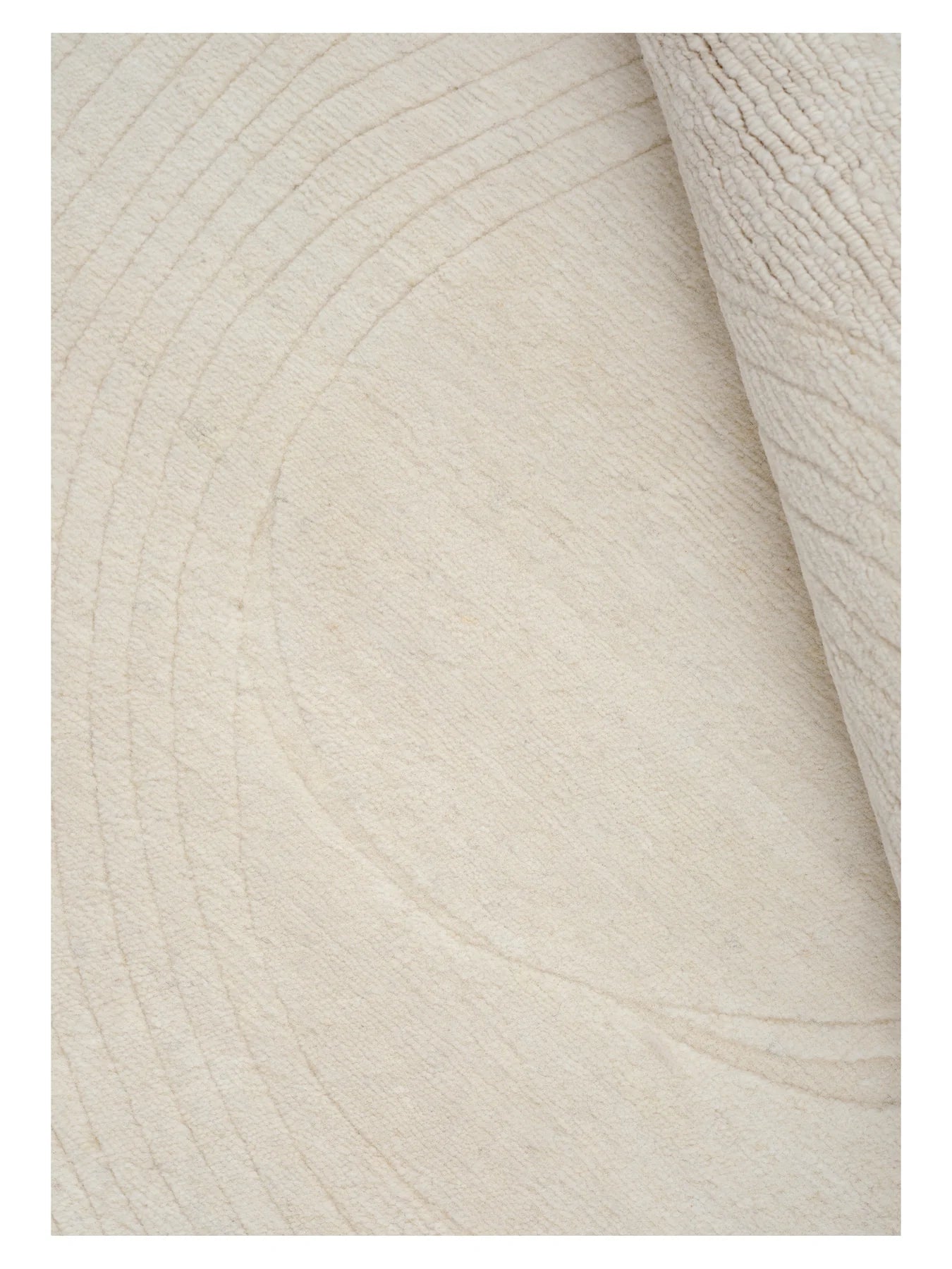 Oval rug FLUID FOSSIL beige