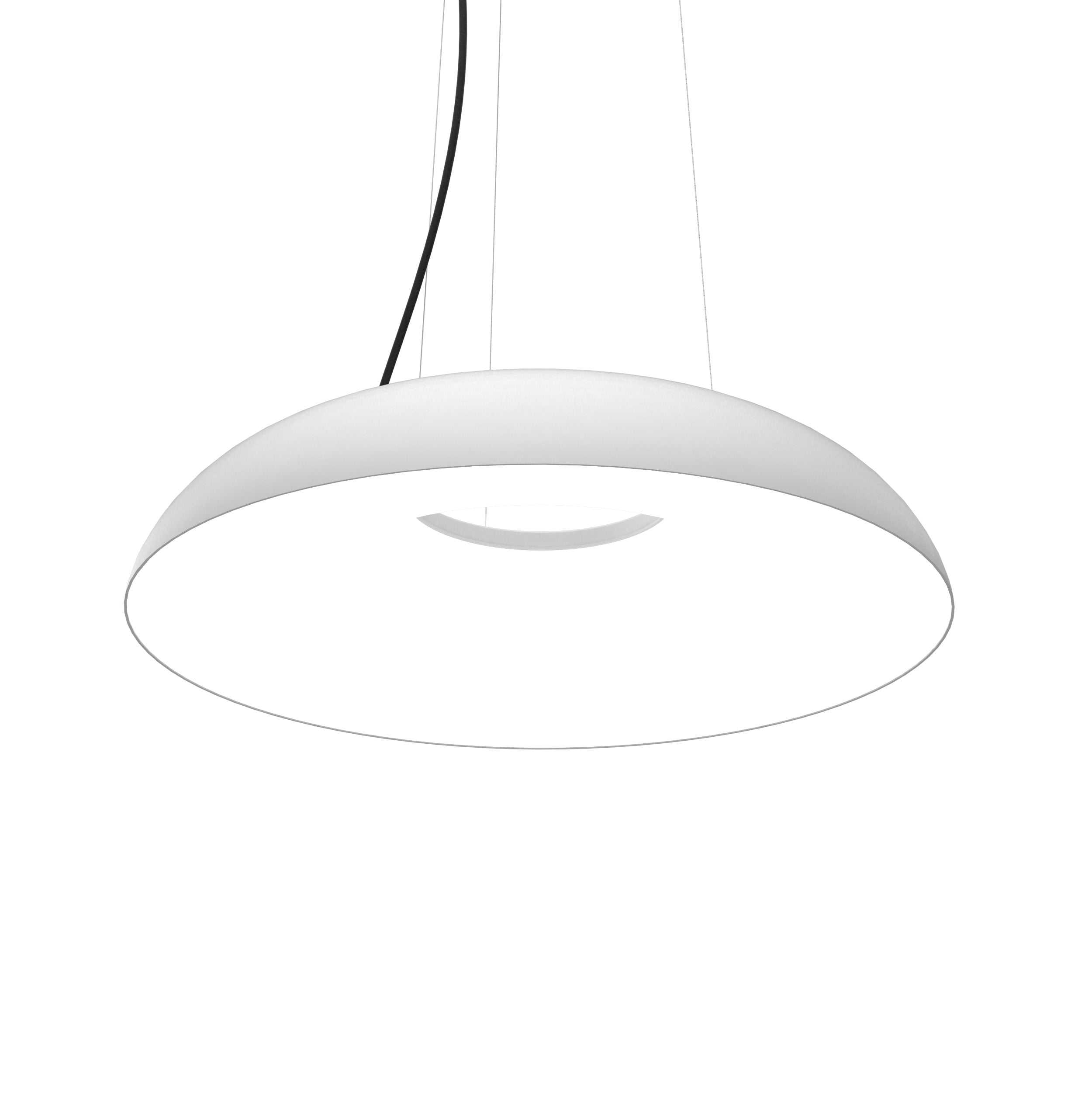 Hanglamp MAGGIOLONE geperst wit