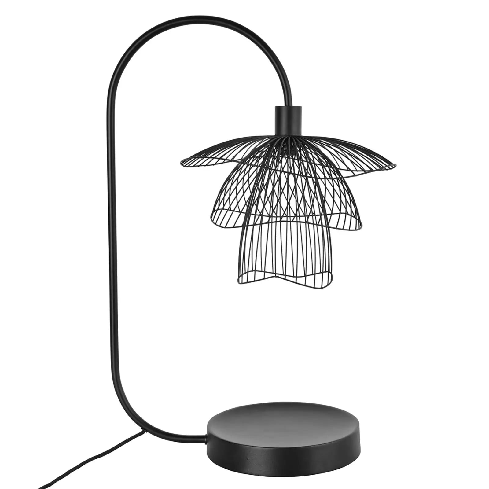 Lampa stołowa PAPILLON czarny – metal, Forestier