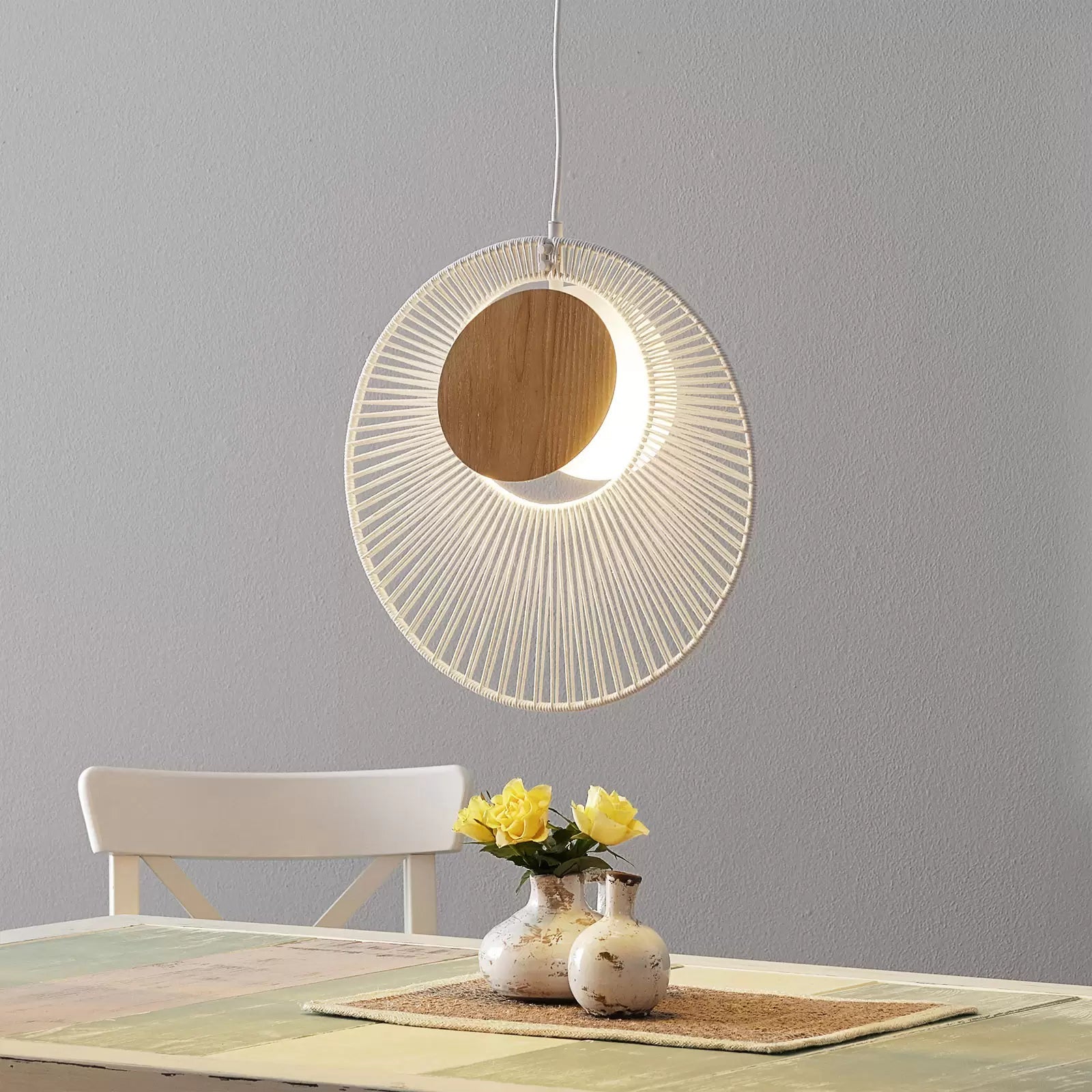 Hanglamp OYSTER wit