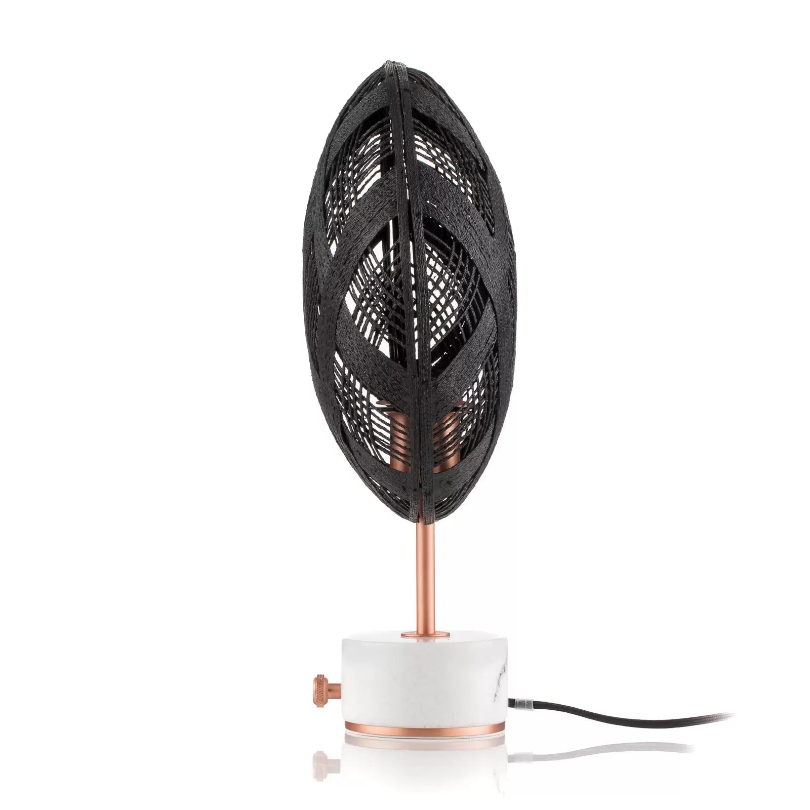 Lampa stołowa CHANPEN DIAMANT czarny z miedzianą podstawą, marka Forestier