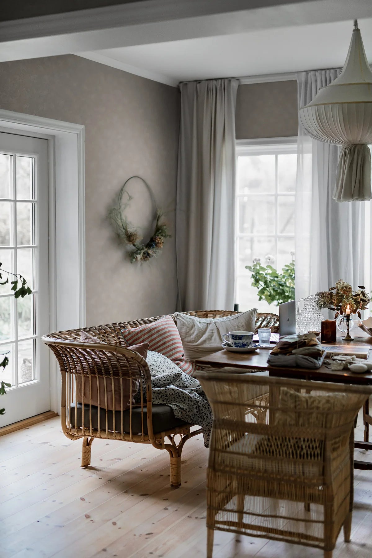 Gipsimitatiewandtapijt PAINTER’S WALL grijs