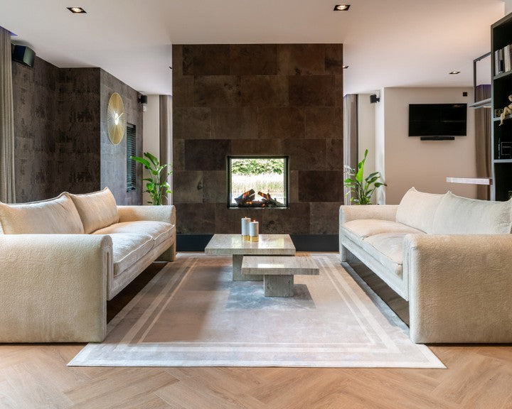 LA CANTERA travertine coffee table set