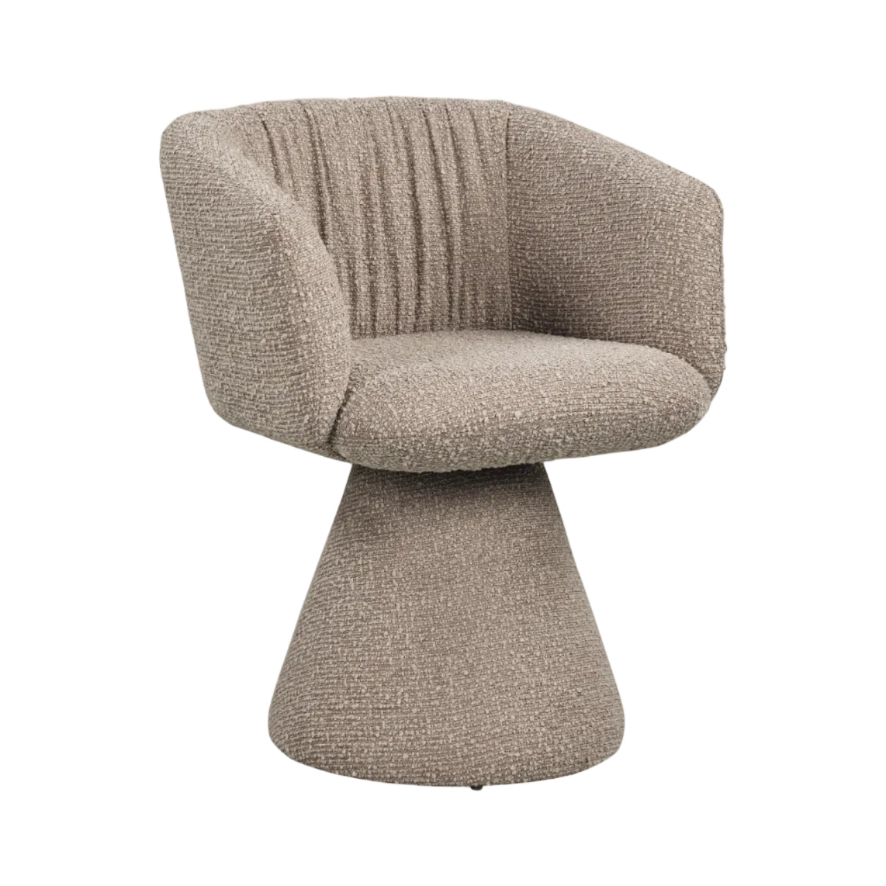 MADELINE Swivel Chair Light Brown