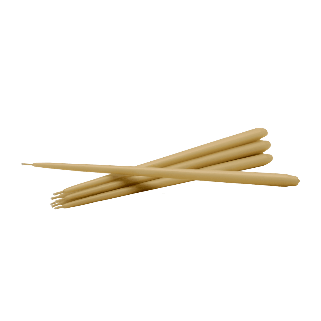 Set mit 6 Kerzen STOFF NAGEL Mandelbutter