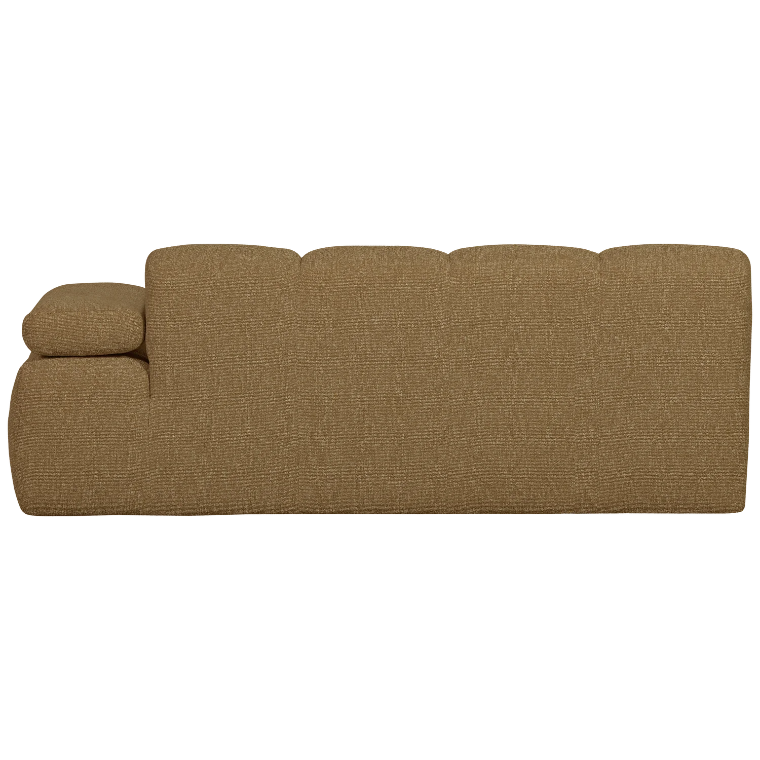 MOJO modular sofa - right-facing 2-seater dark honey bouclé element