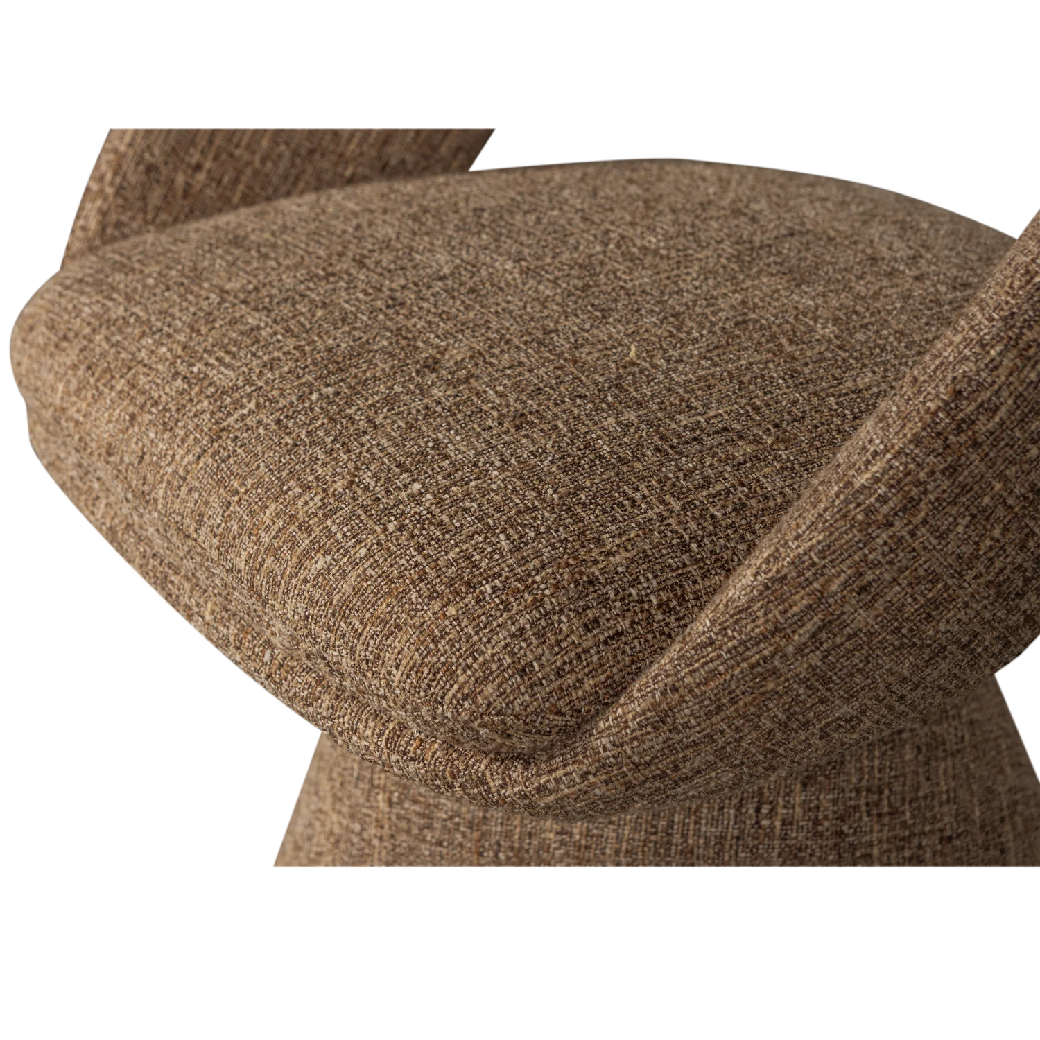 WINTER swivel chair brown mélange