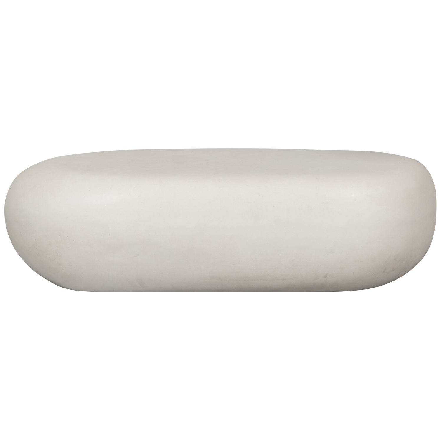 Buiten salontafel PEBBLE wit