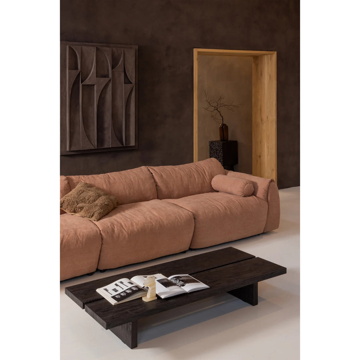 LION donkerbruin salontafel