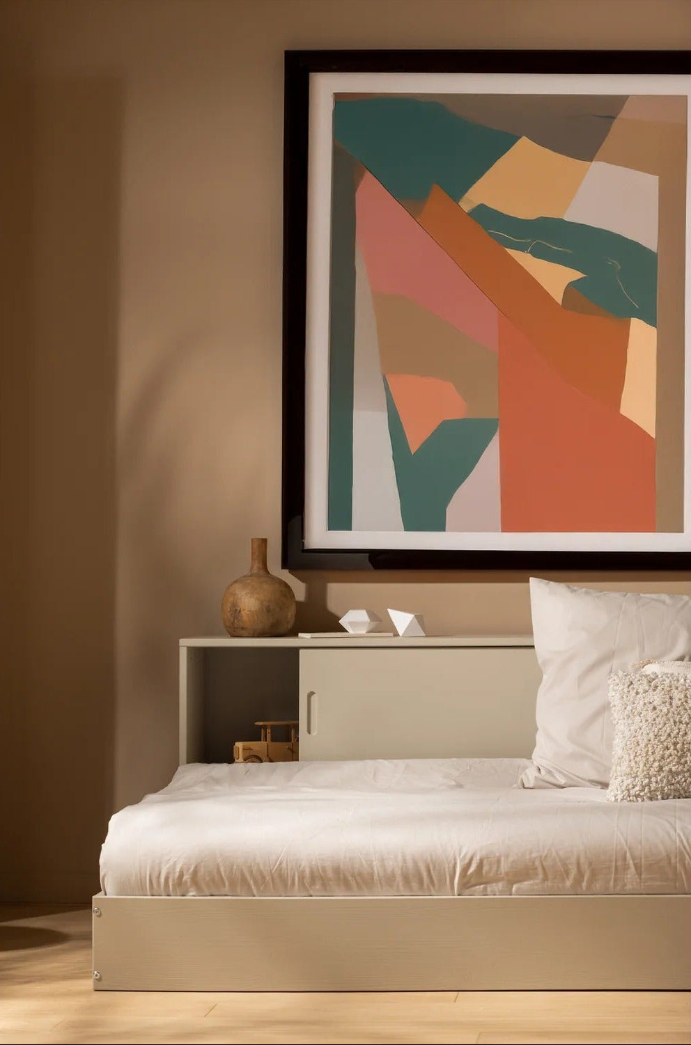 Beige BED CARTER
