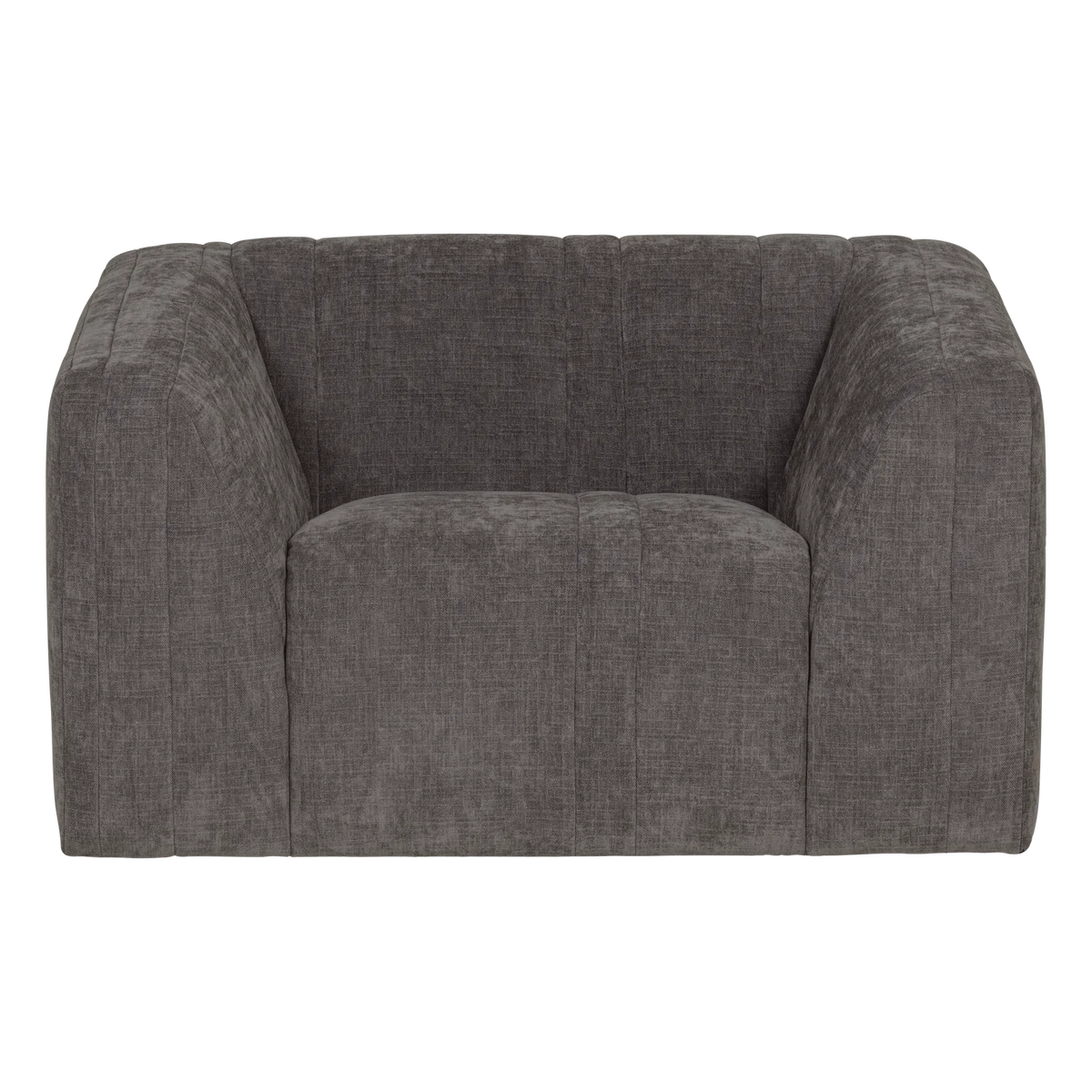 Fauteuil OMAIRE grijs chenille