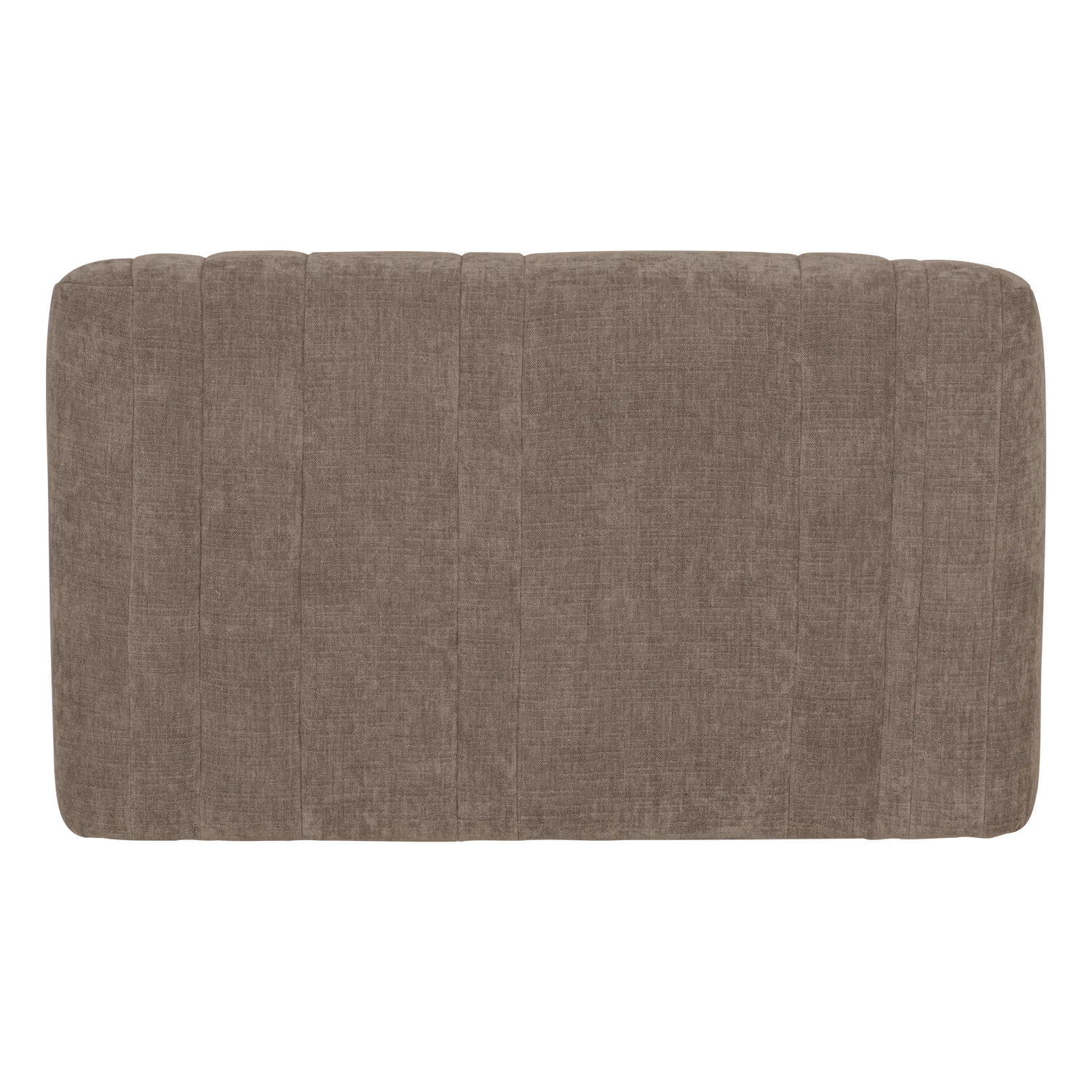 Omaire fauteuil taupe chenille