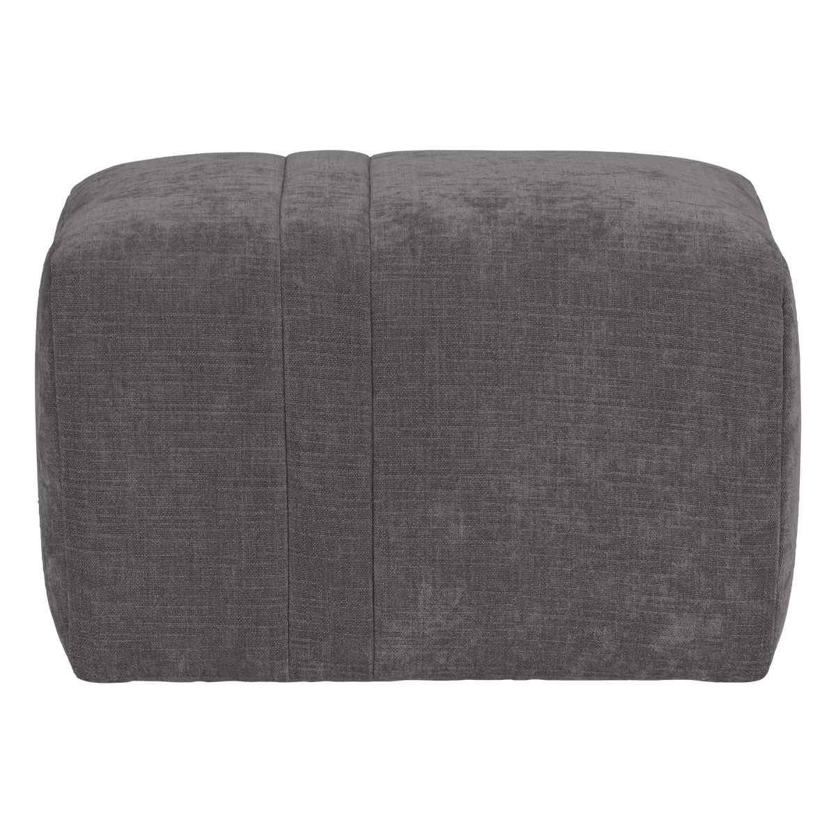 Puf OMAIRE grijs chenille