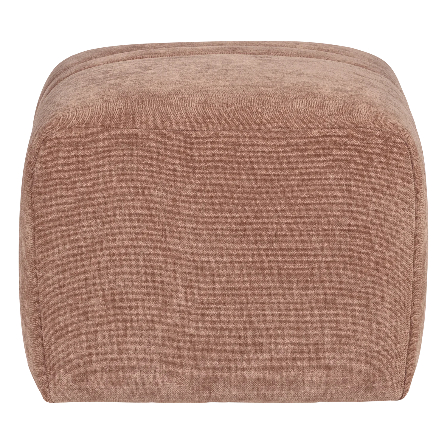 Poef OMAIRE roze chenille