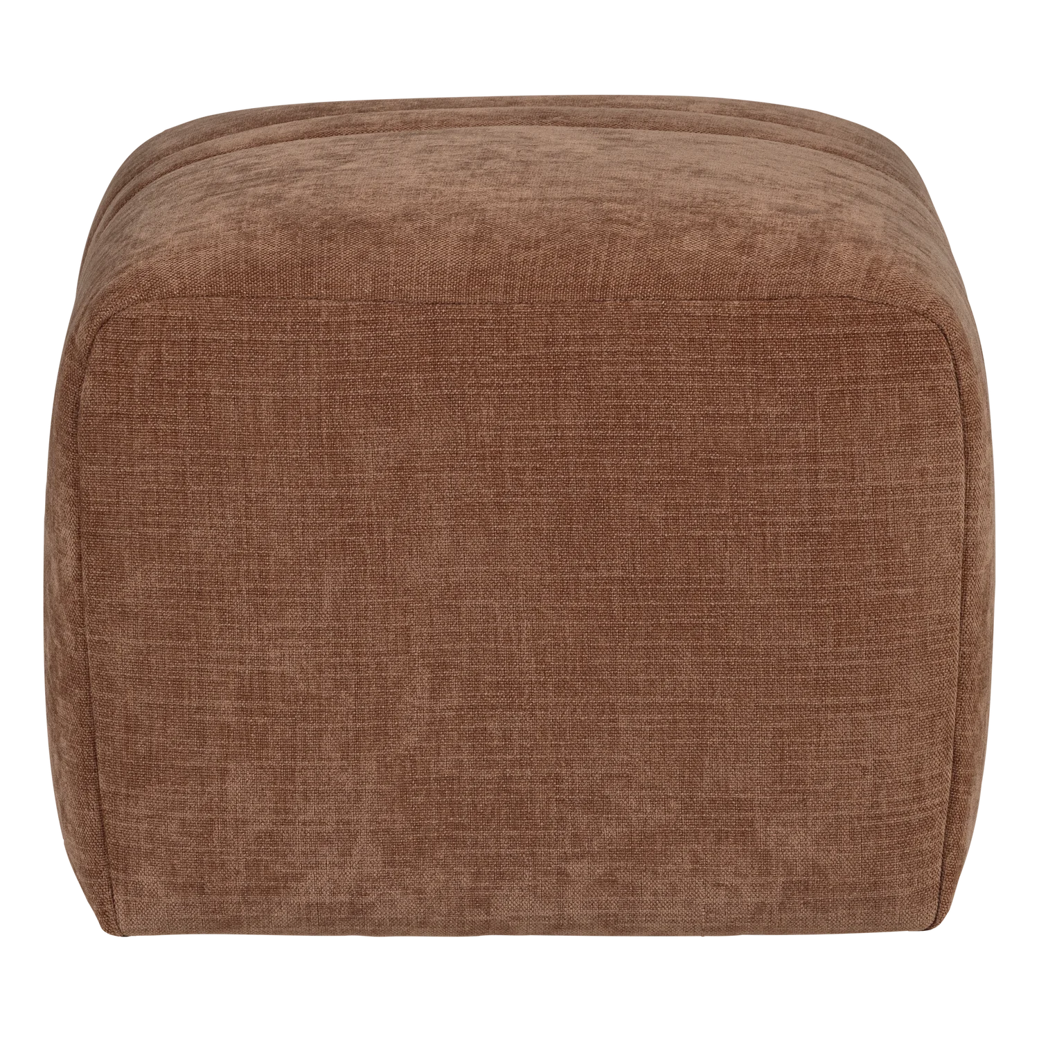 Puf OMAIRE roestbruin chenille