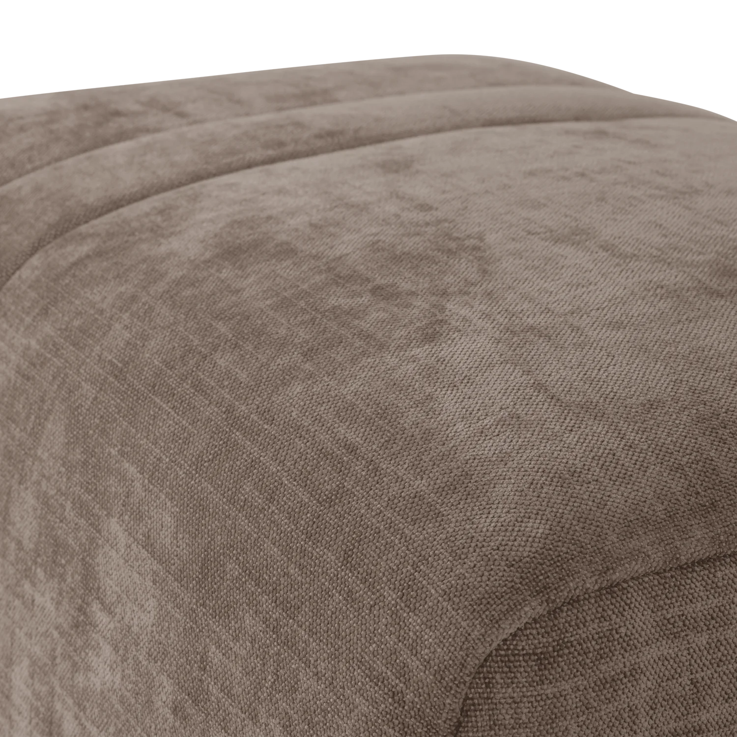 Puf OMAIRE taupe chenille