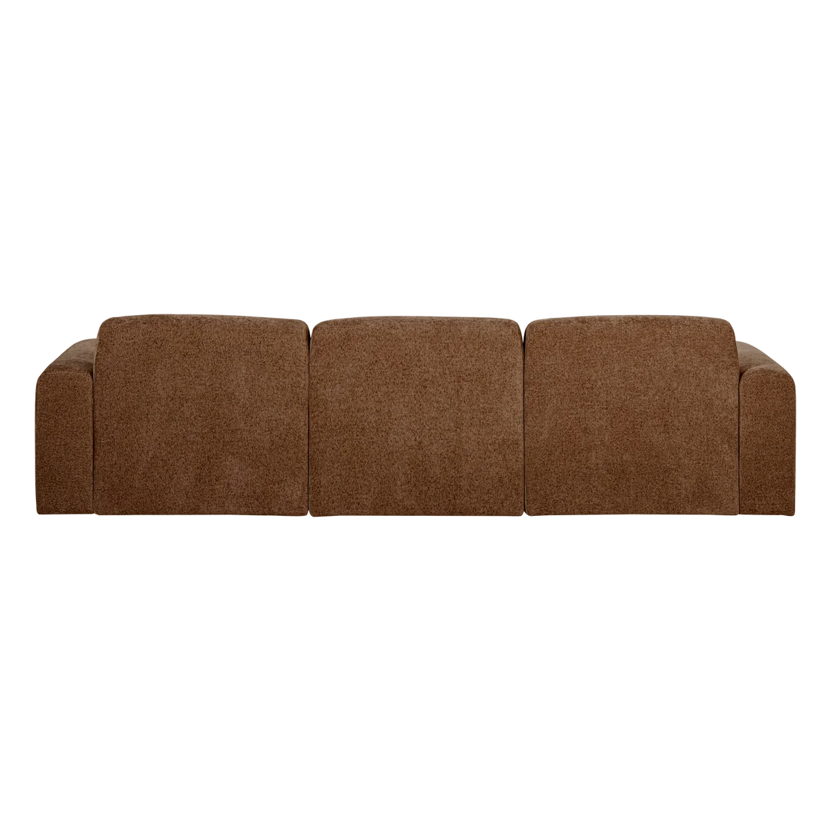 Sofa 3-zits UMINA bruin chenille